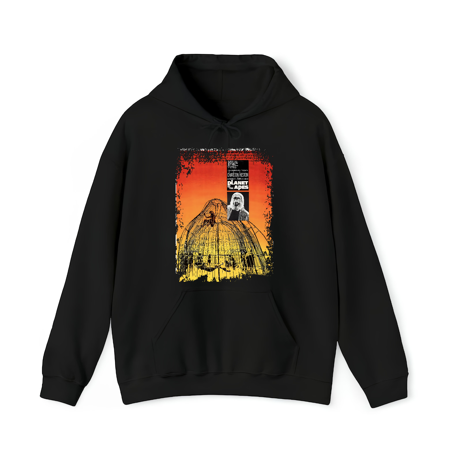 Planet of The Apes (1968) - Movie Poster inspired Unisex Black Shirt