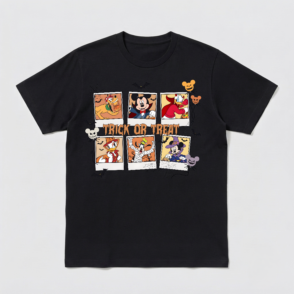 Vintage Halloween Shirt, Trick Or Treat Halloween Shirt, Halloween Matching Tee, Halloween Party Tee