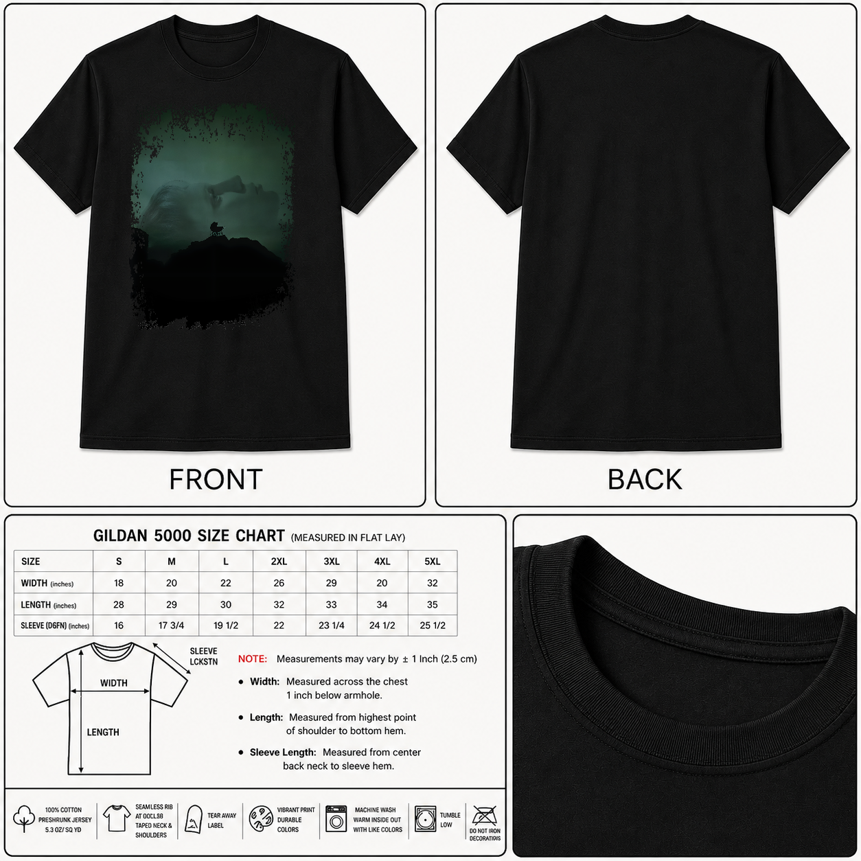 Rosemary's Baby - Movie Poster Inspired Unisex Black Shirt