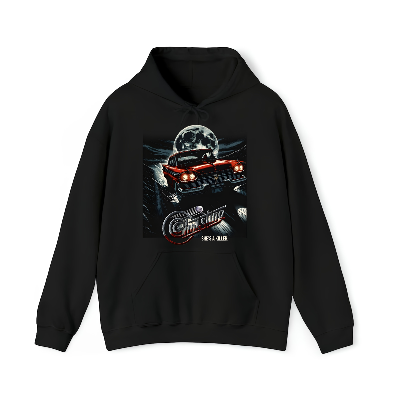 Christine T Shirt - 80's Stephen King Horror Classic - Plymouth Fury Car Art-TH82081