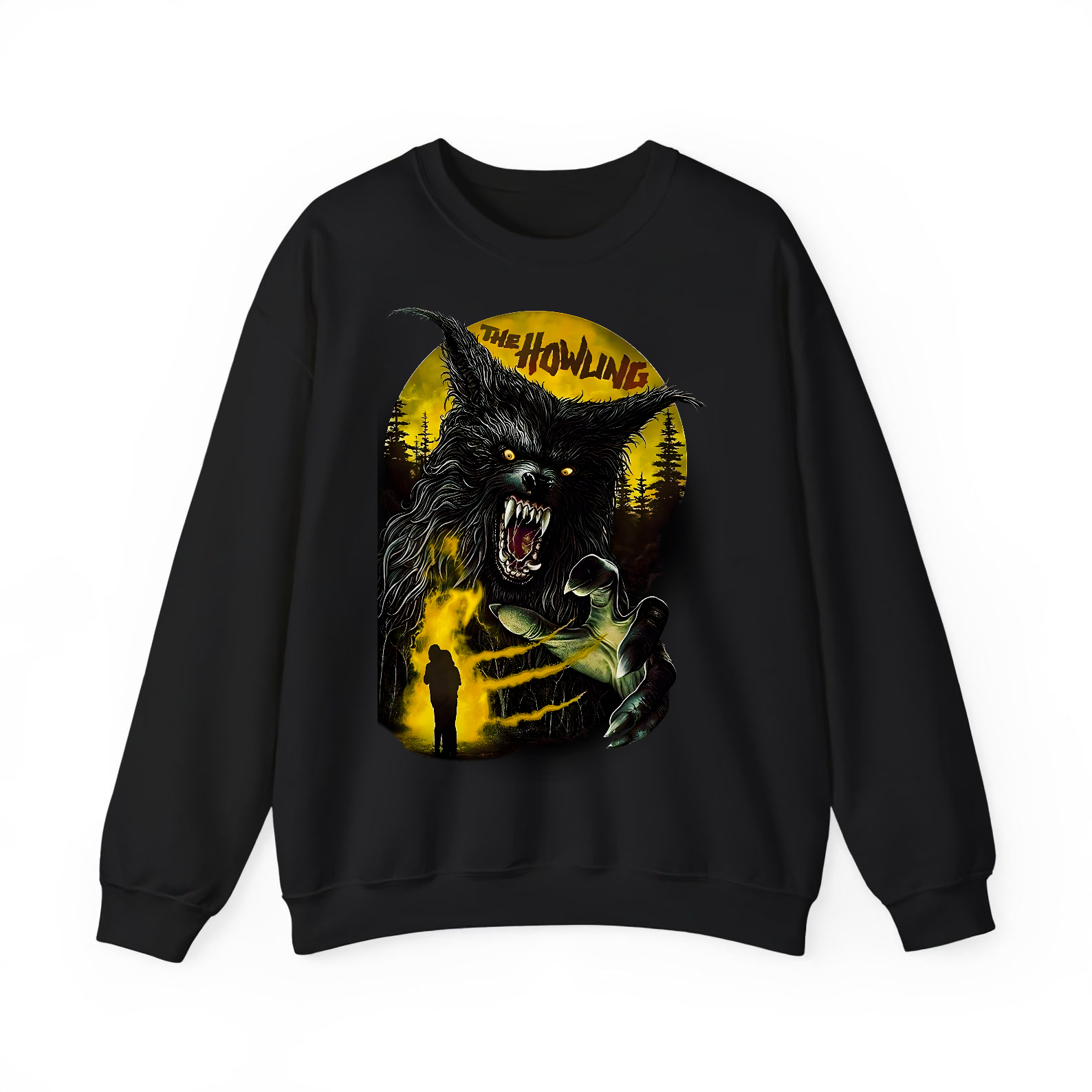 The Howling Tee, Werewolf T-Shirt, Horror Movie Shirt, Halloween Apparel-TH82025