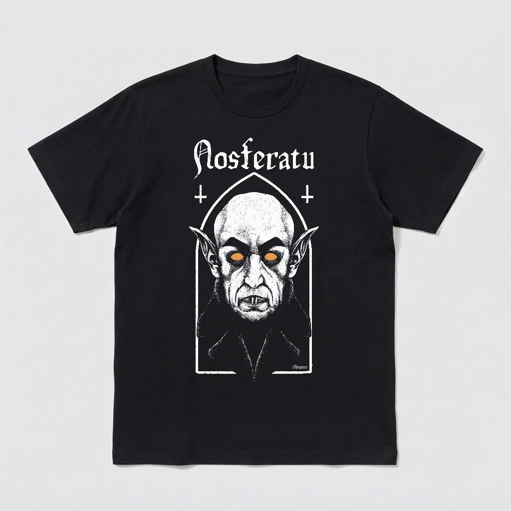 Nosferatu Horror T-Shirt Black S-3XL-TH82022