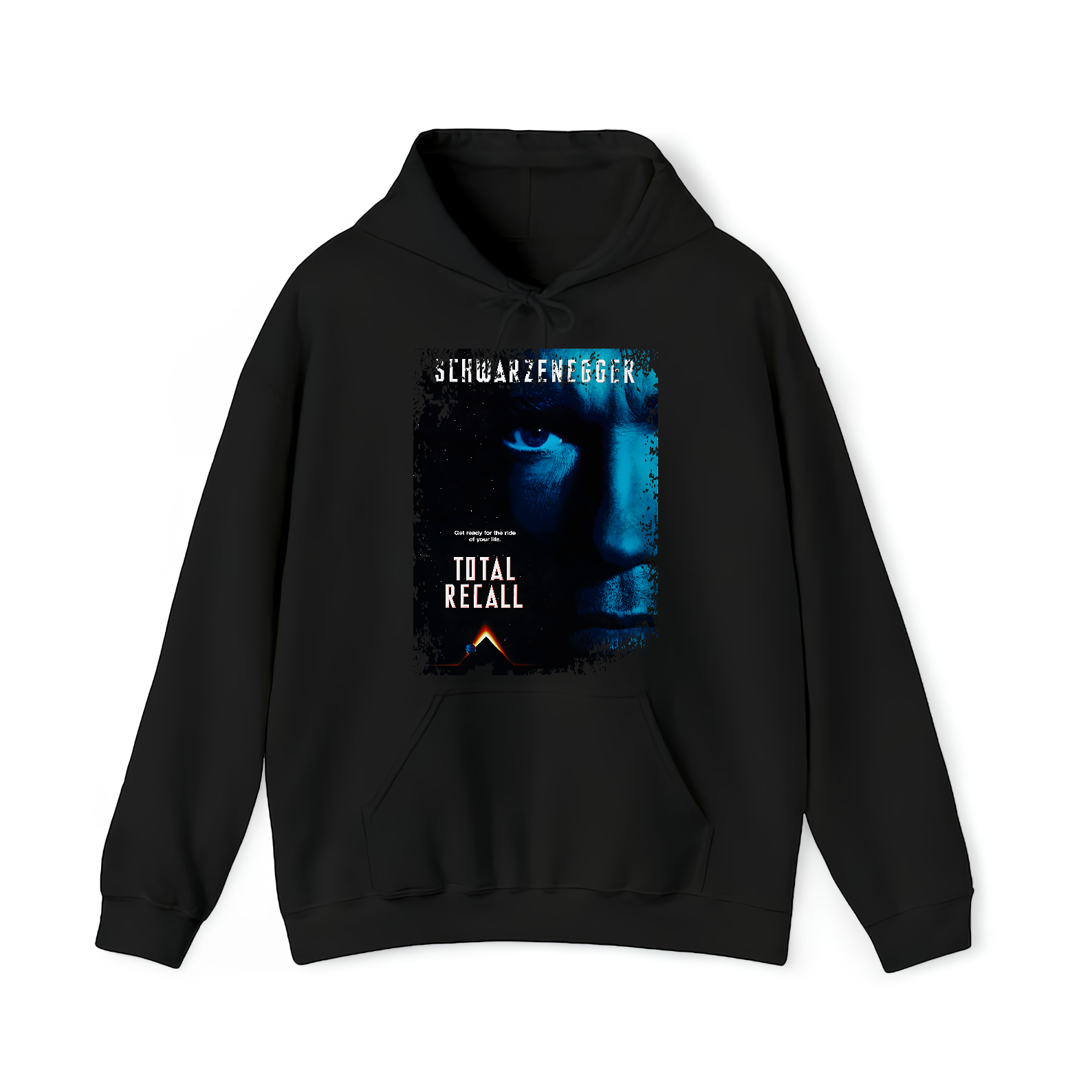 Total Recall - Movie Poster inspired Unisex Black Shirt - HQ