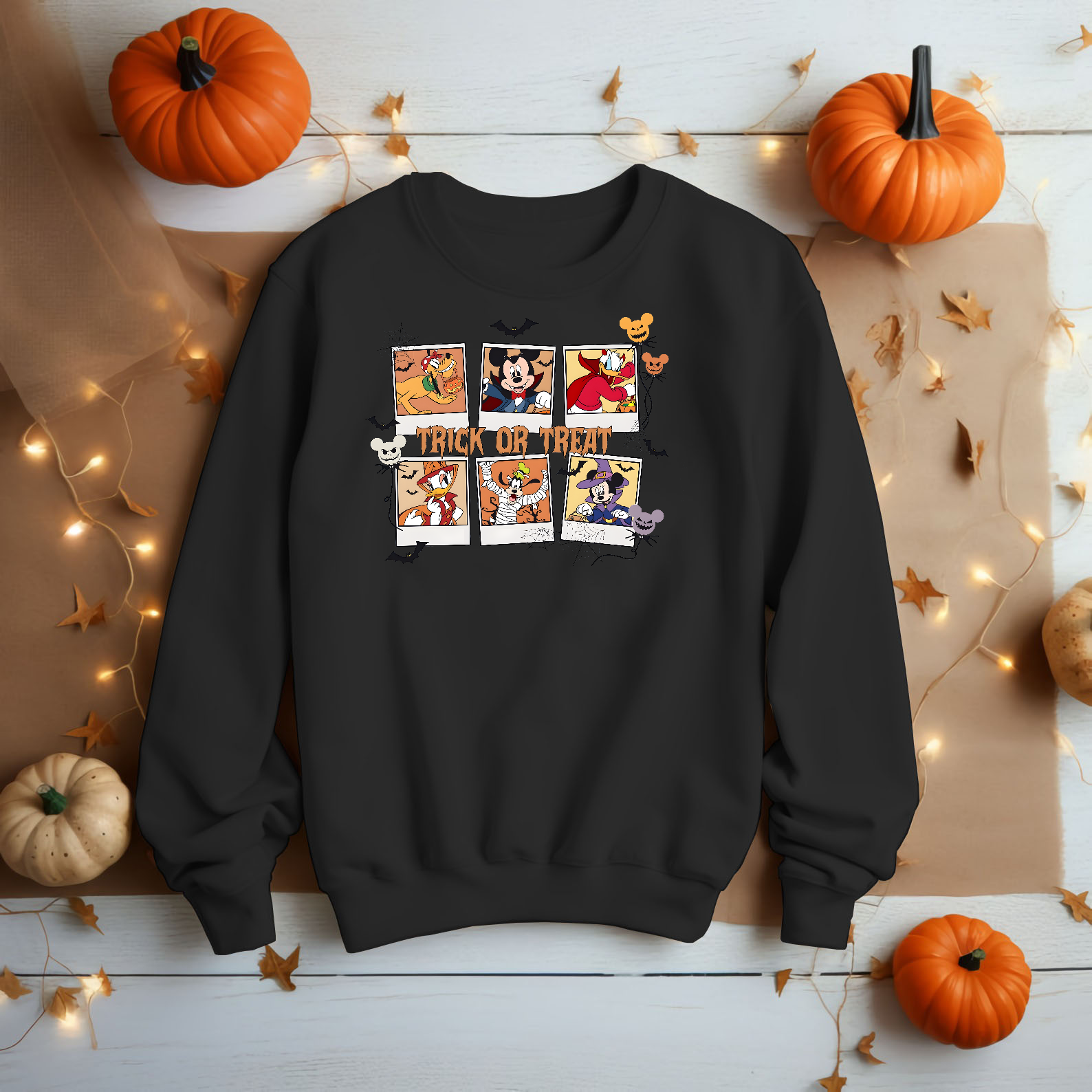 Vintage Halloween Shirt, Trick Or Treat Halloween Shirt, Halloween Matching Tee, Halloween Party Tee