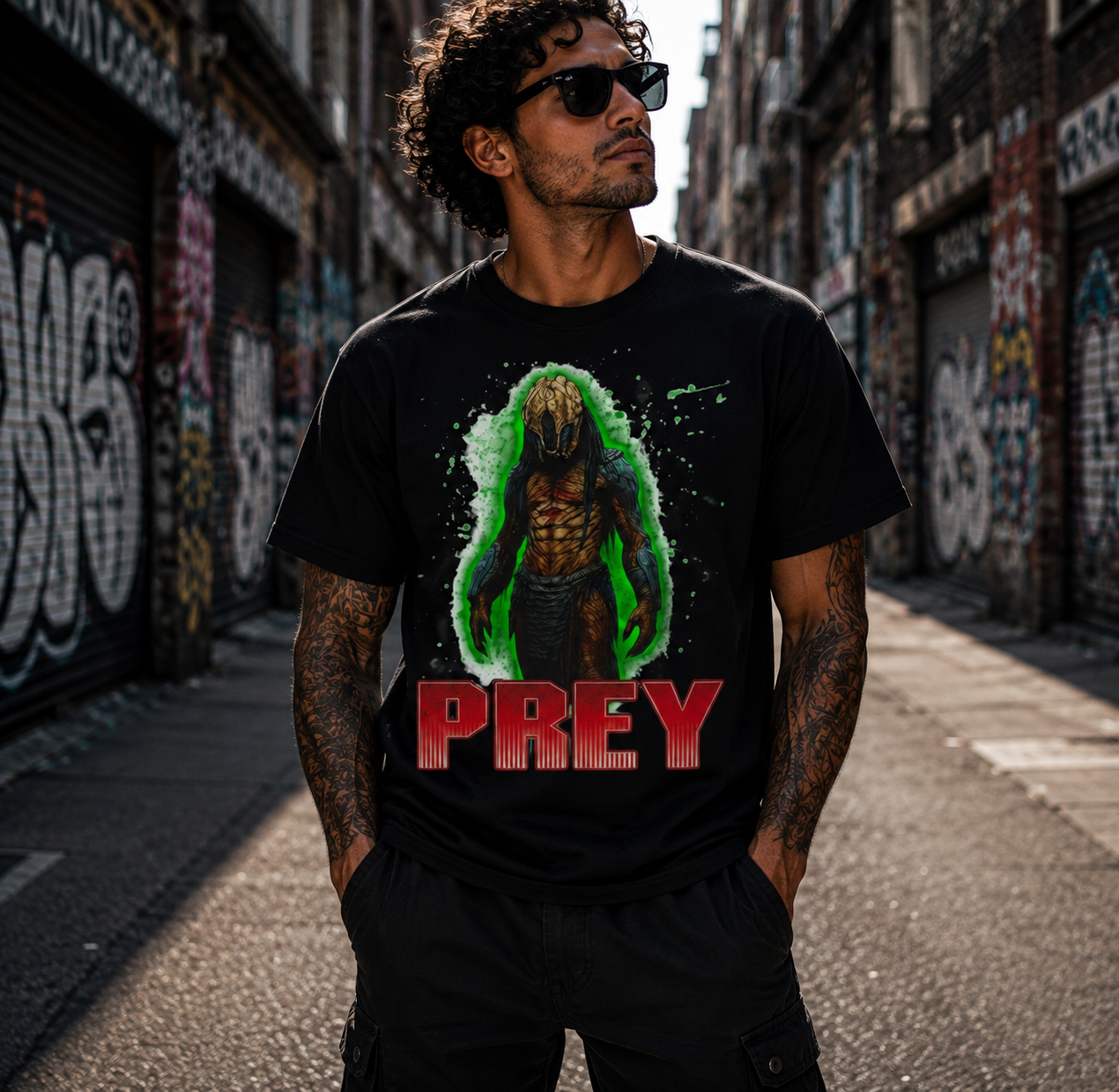 Predator-Prey Unisex Tee, Movie Buff Gift, Film Lover Shirt, Graphic Tee Shirt