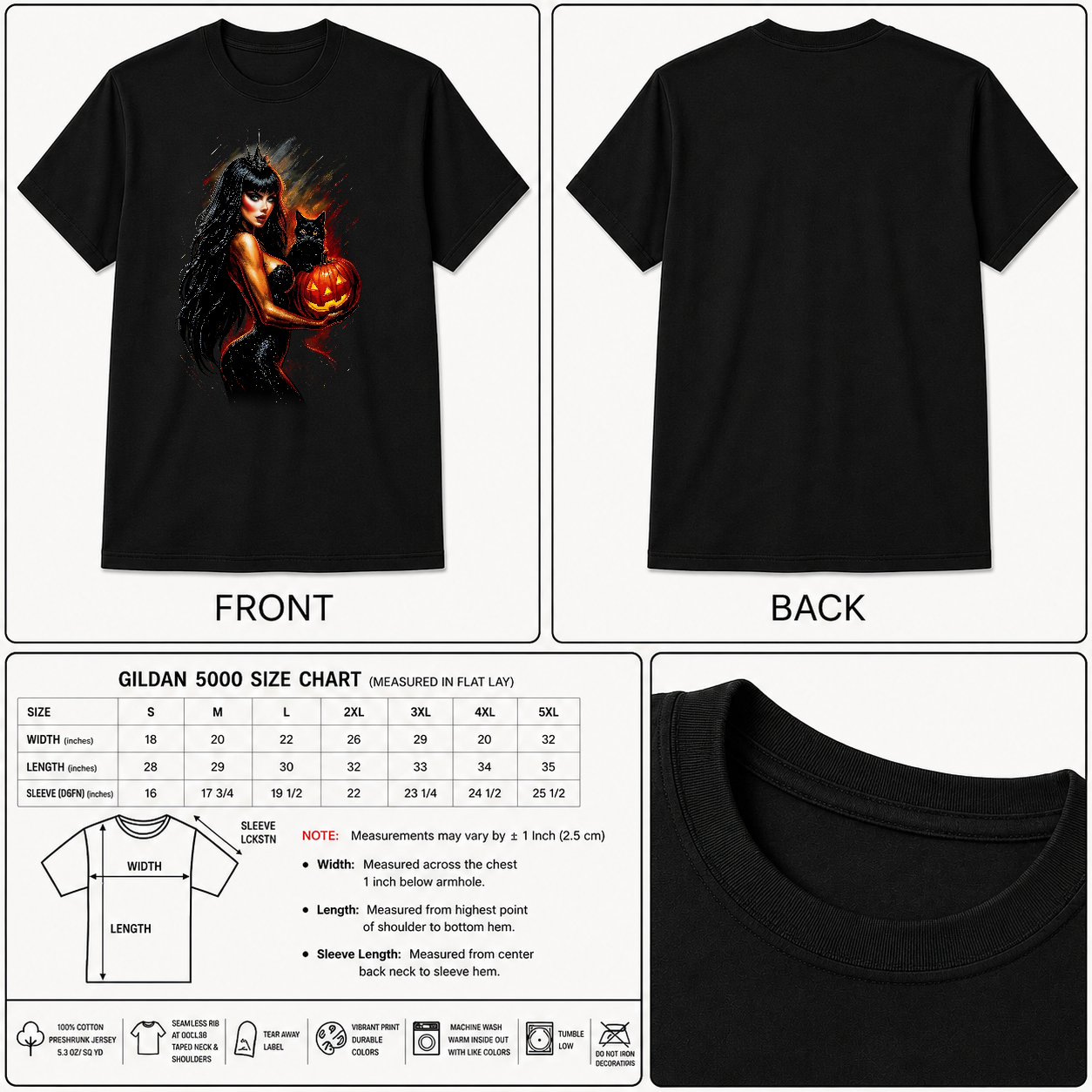 Inspired by Elvira Mistress of the Dark – Cat Pumpkin Halloween Shirt