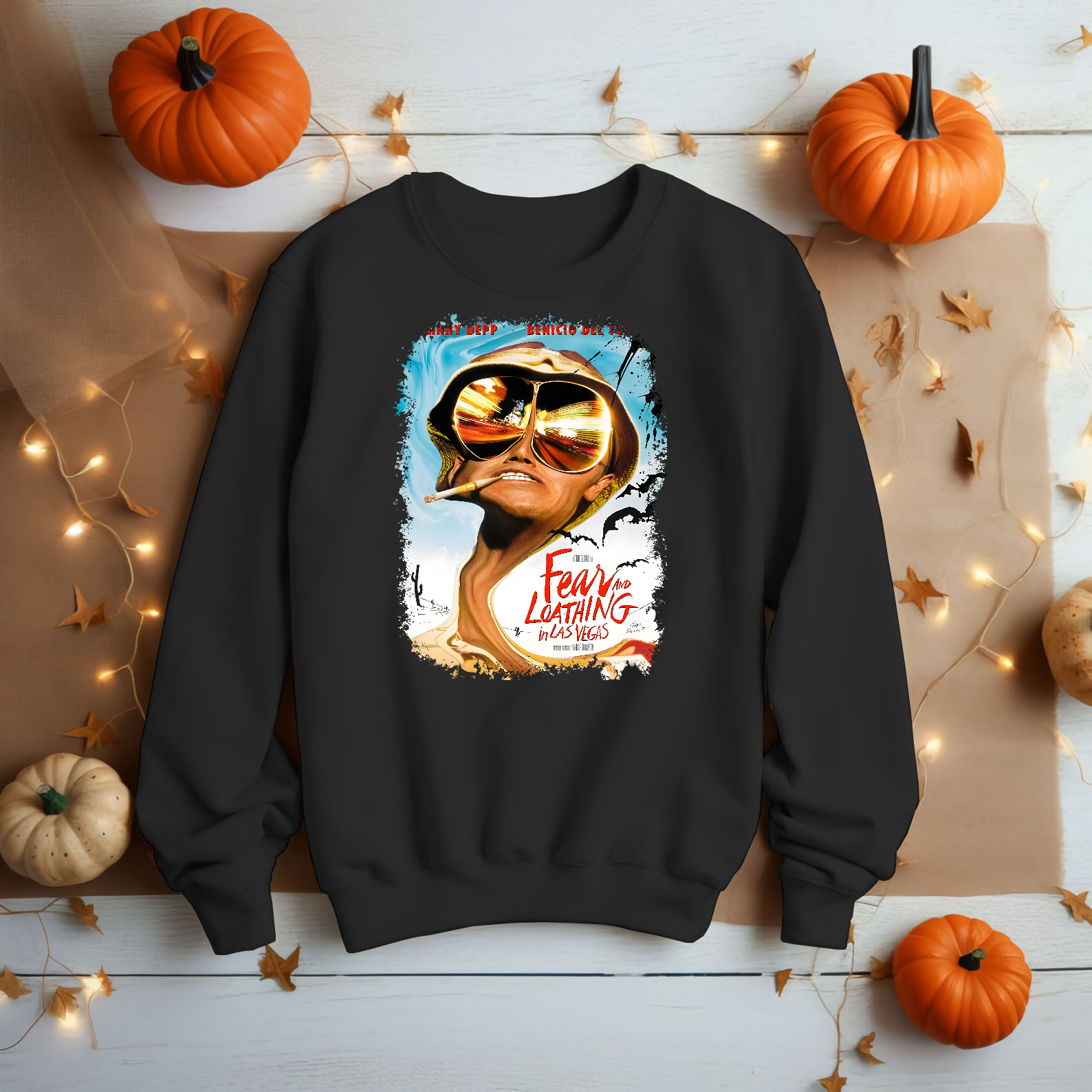 Fear & Loathing in Las Vegas - Movie Poster Inspired Unisex Black Shirt