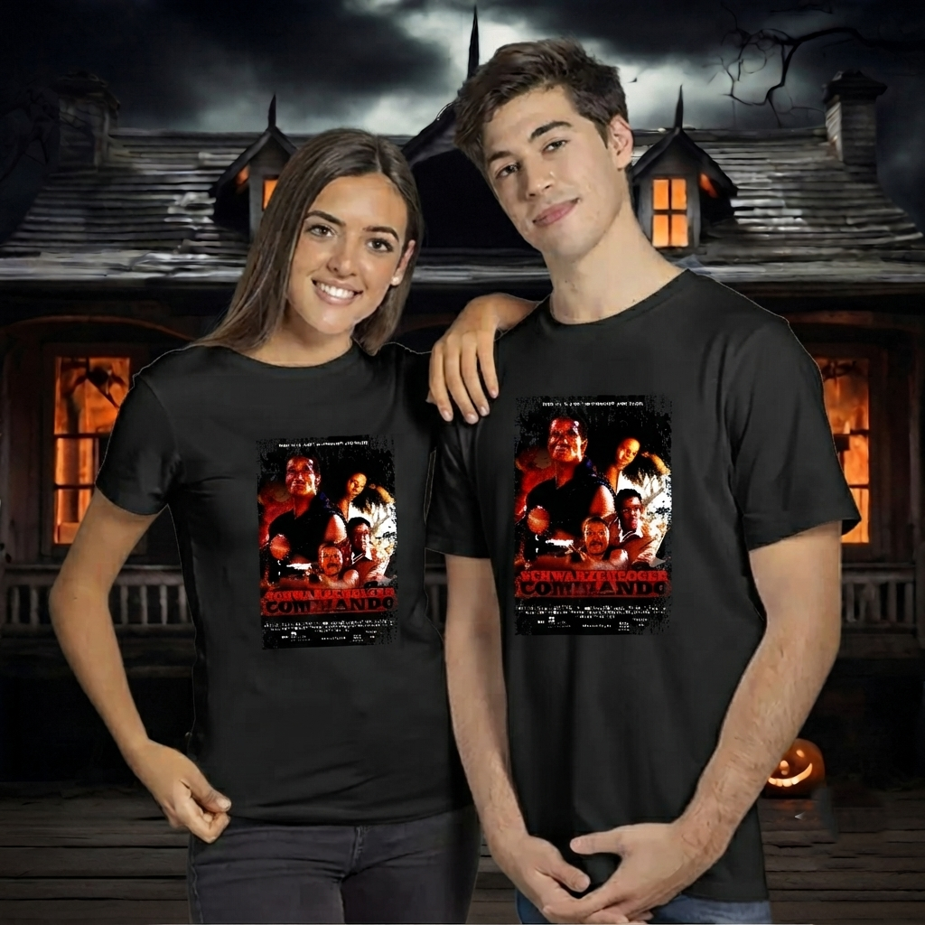 Commando - Movie Poster Inspired Unisex Black T-Shirt - HQ