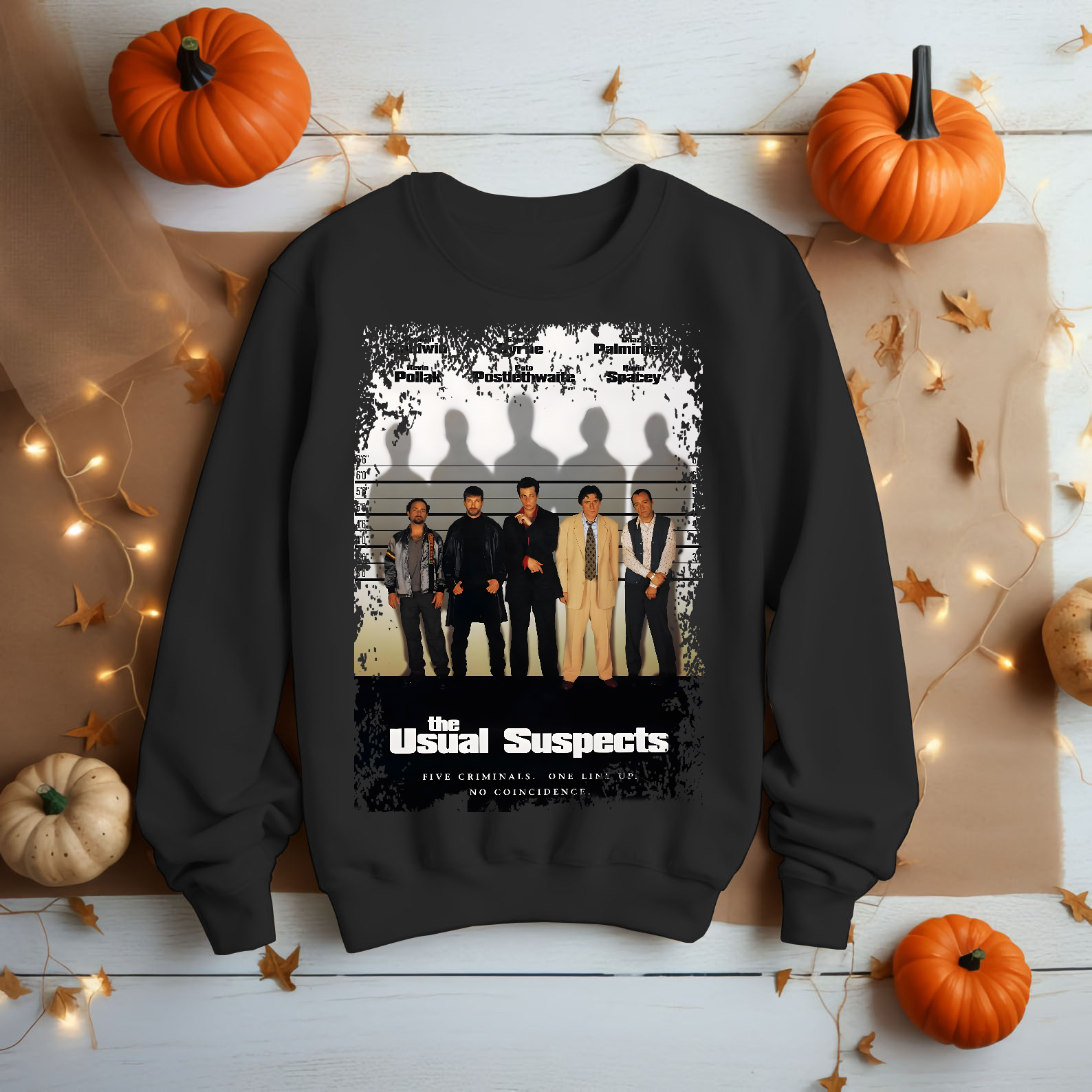 The Usual Suspects - Movie Poster Inspired Unisex Black T-Shirt - HQ