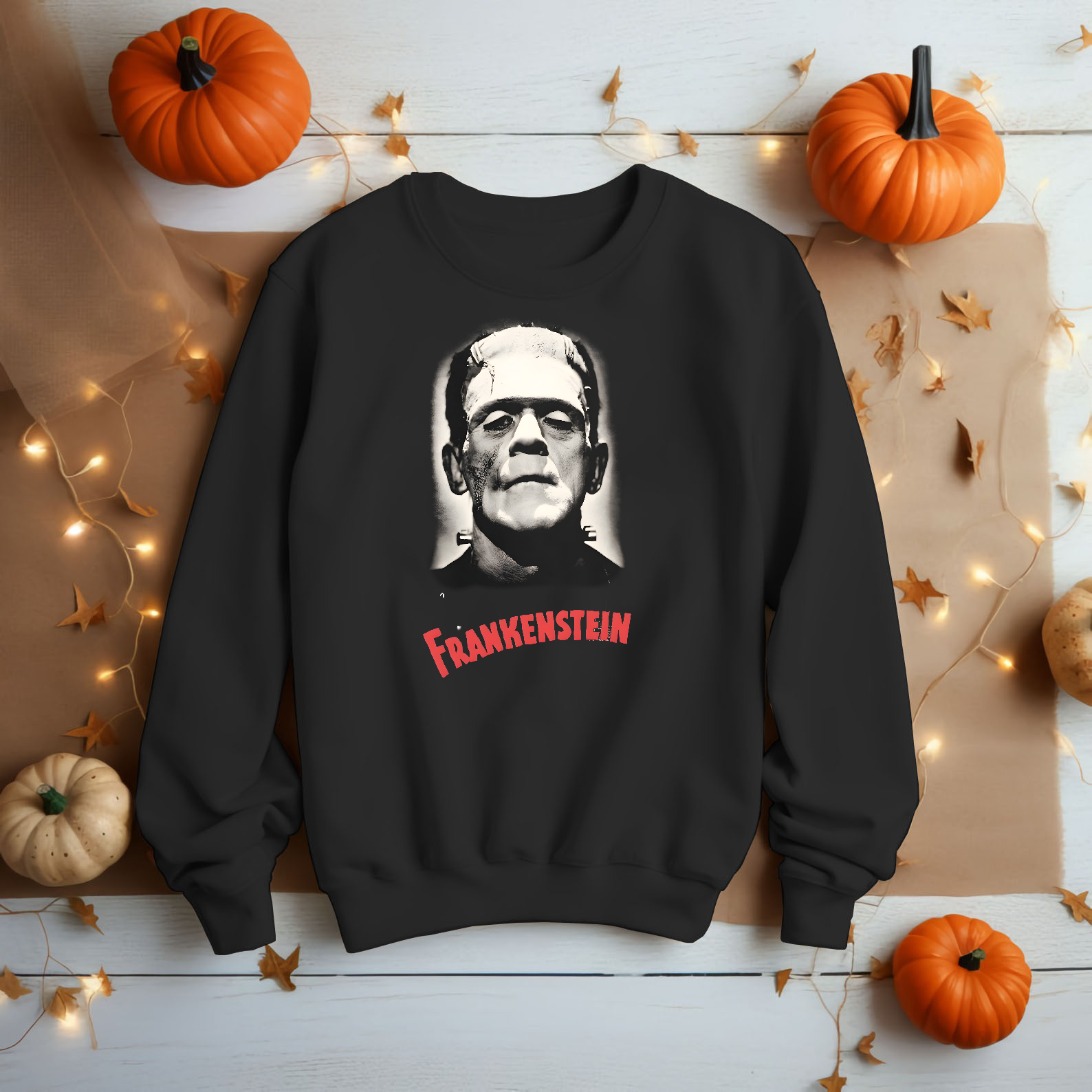 Frankenstein Classic Horror T-Shirt S-3XL Black-TH82012