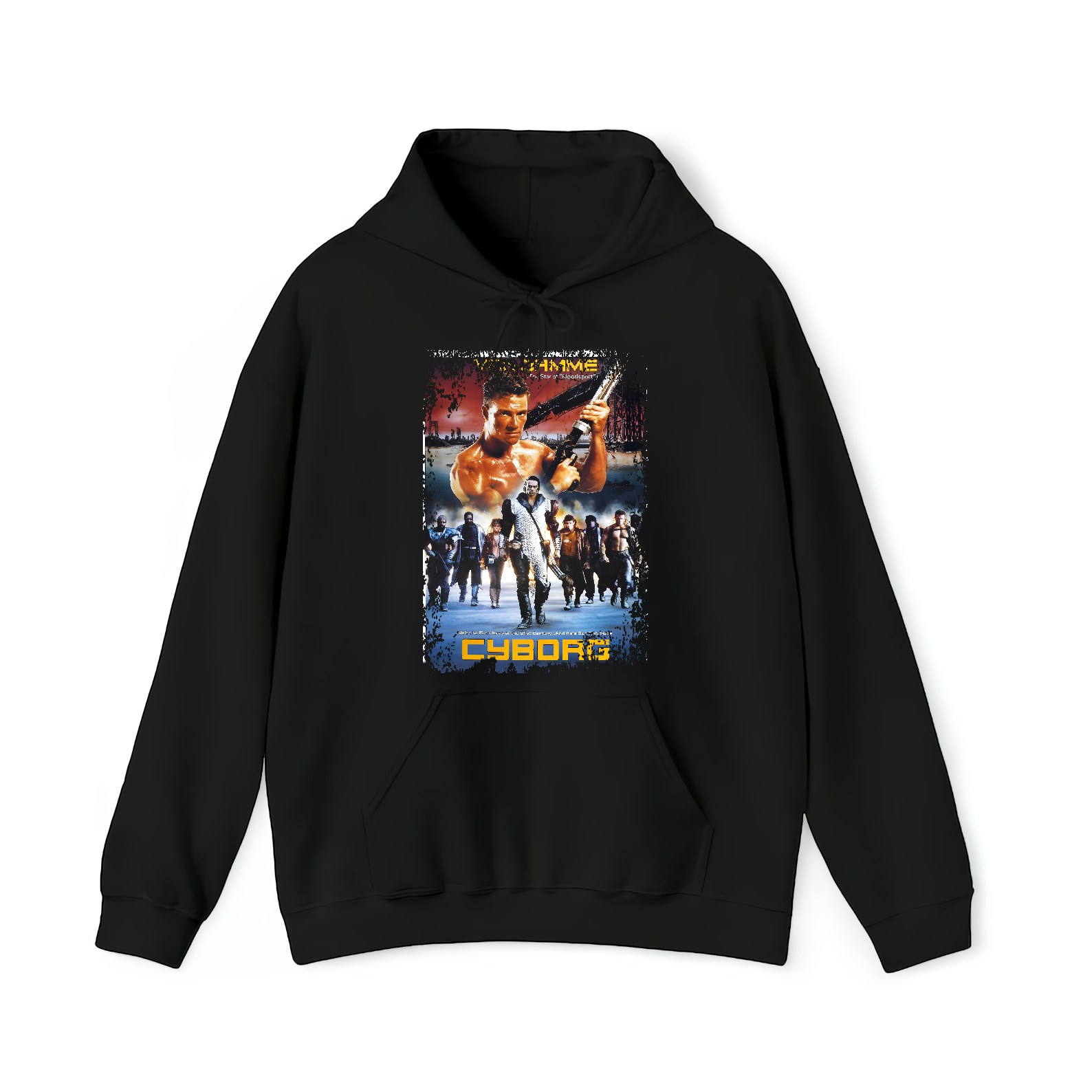Cyborg - Movie Poster Inspired Unisex Black Shirt