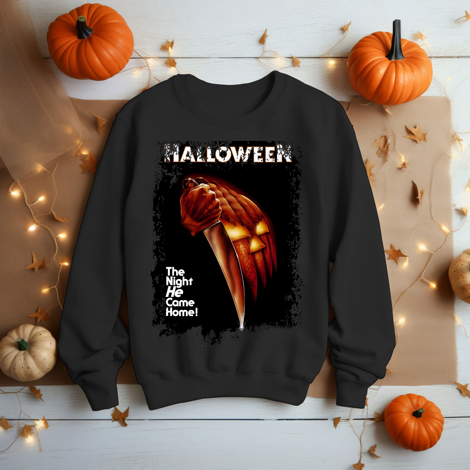 Halloween - Movie Poster Inspired Unisex Black T-Shirt - HQ