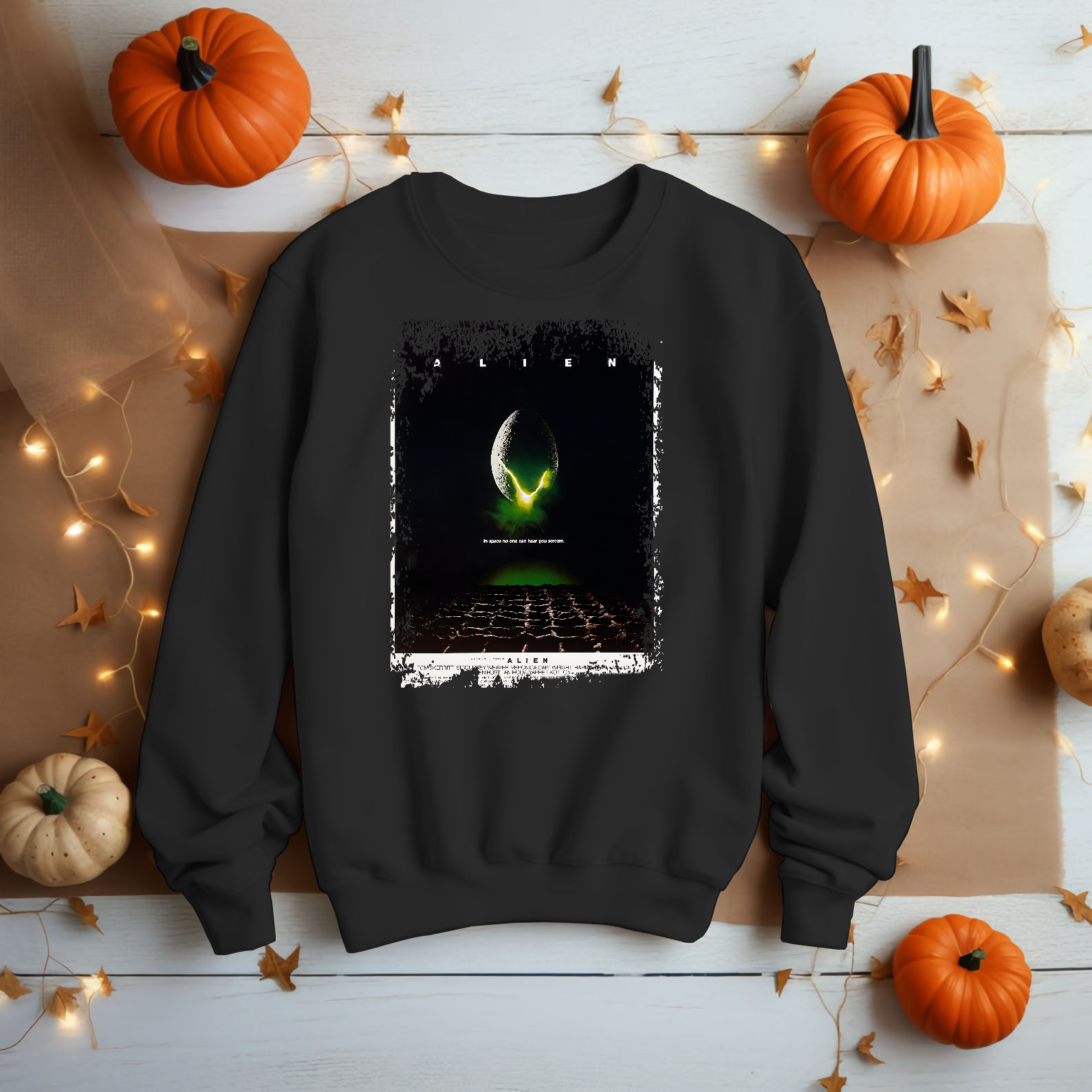 Alien - Movie Poster Inspired Unisex Black Shirt