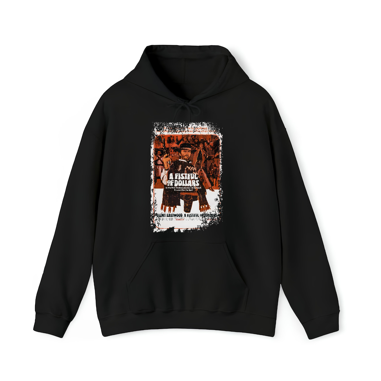 A Fistful of Dollars - Western Movie Poster Inspired Unisex Black Shirt