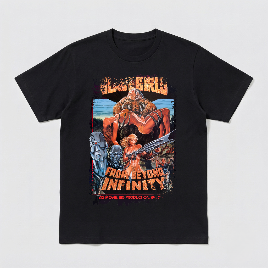 Slave Girls From Beyond Infinity - Movie Poster inspired Unisex Black Shirt