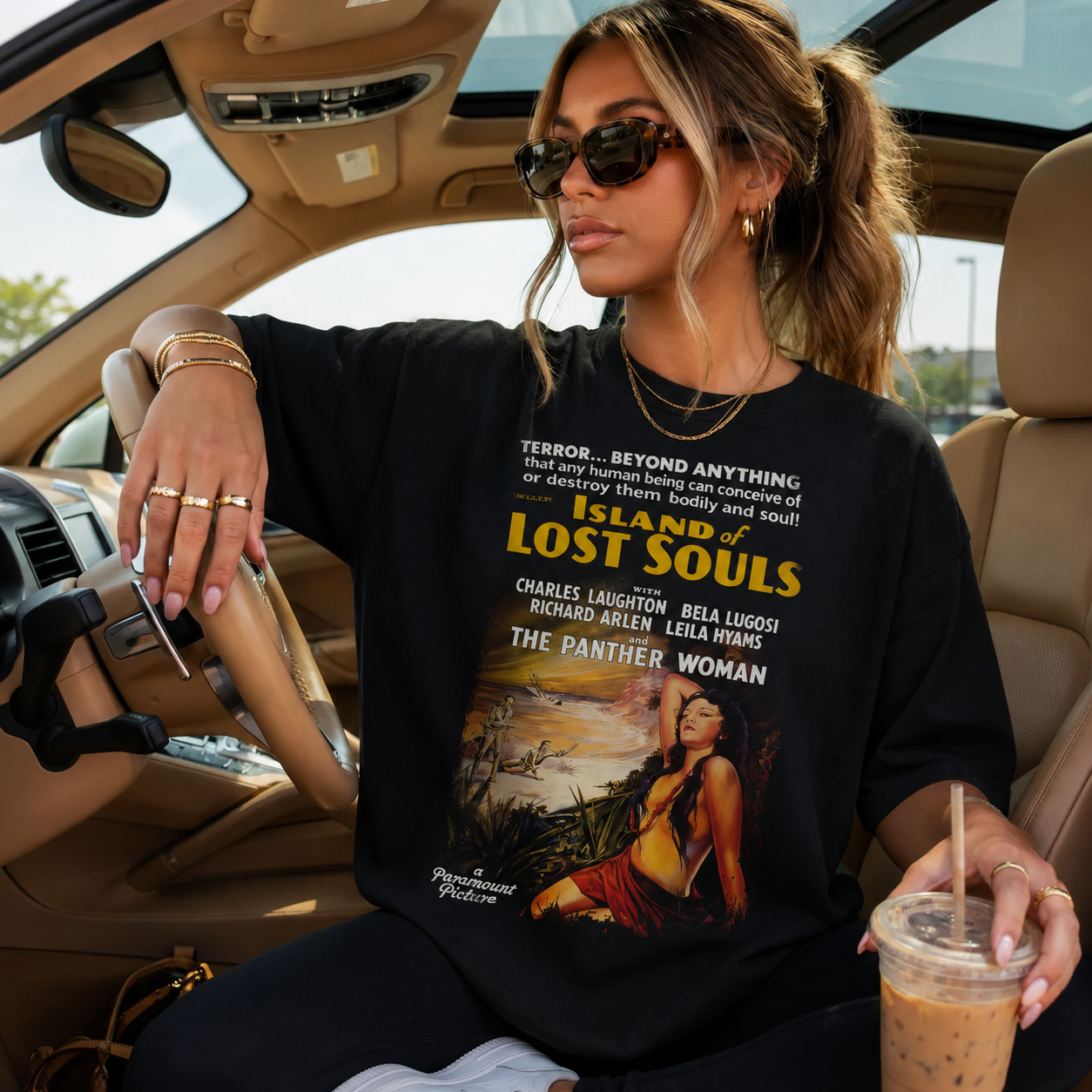 The Island of Lost Souls (1932) - Movie Poster inspired Unisex Black Shirt