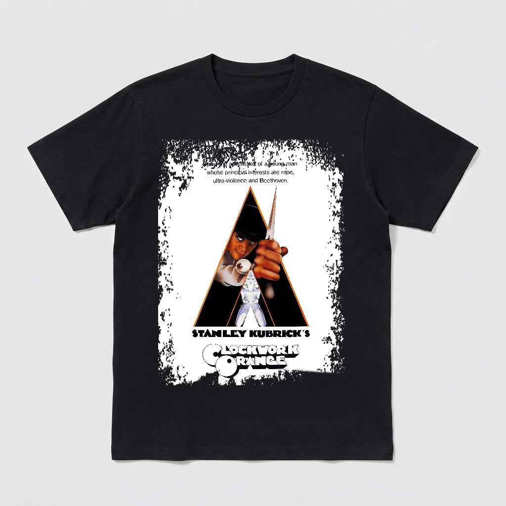 A Clockwork Orange - Movie Poster Inspired Unisex Black Shirt