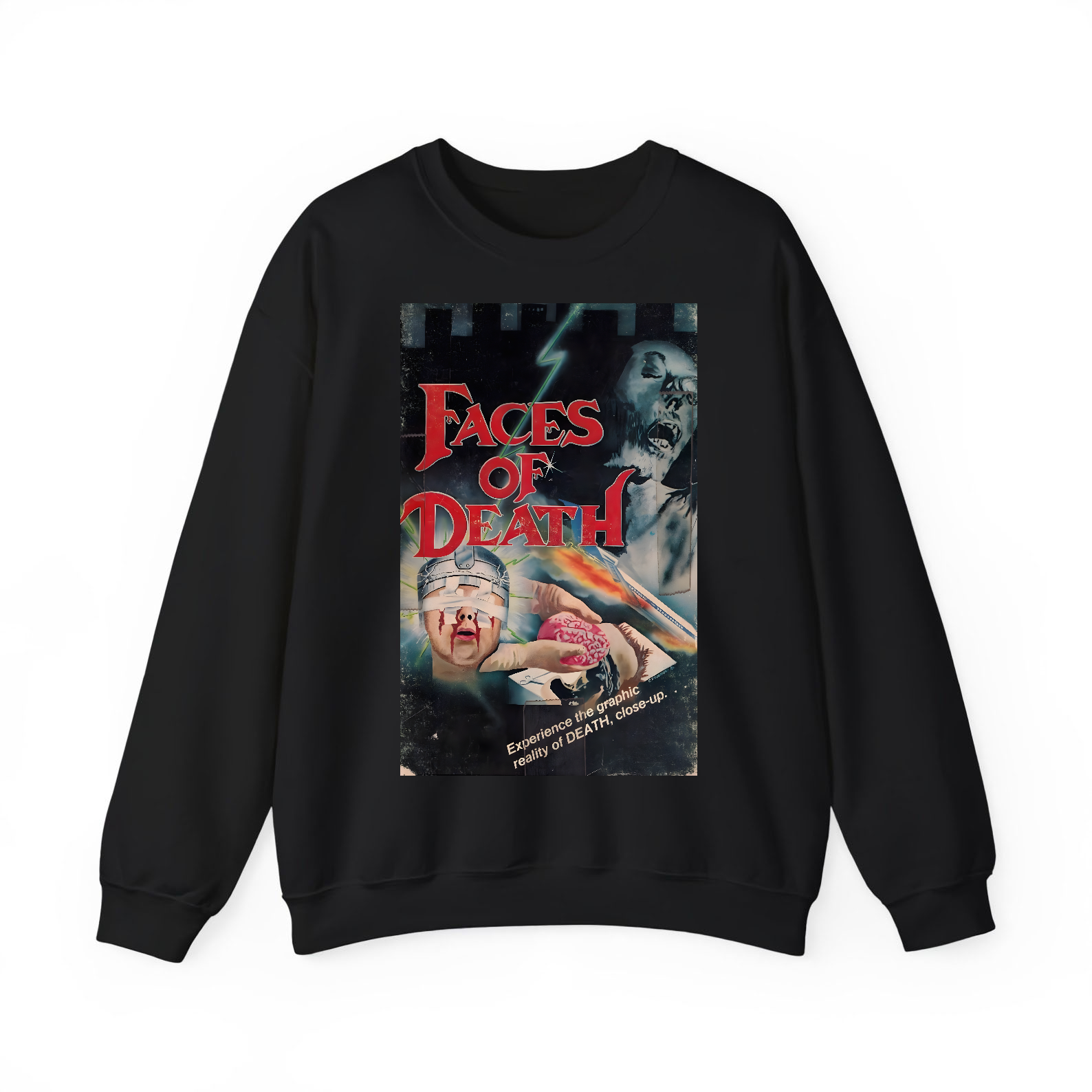 Faces Of Death T Shirt - 70's Horror Cult Classic Retro Tee - New-TH82083