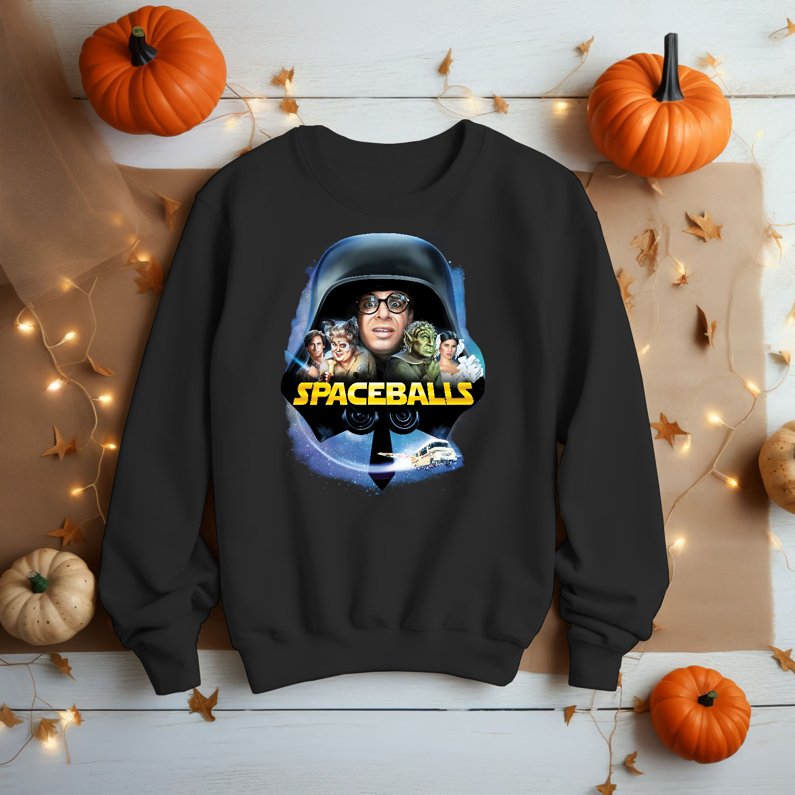 Spaceballs Tee, Space Lover Gift, Galaxy Graphic T-Shirt, Comedy Movie Fan Top-TH82079