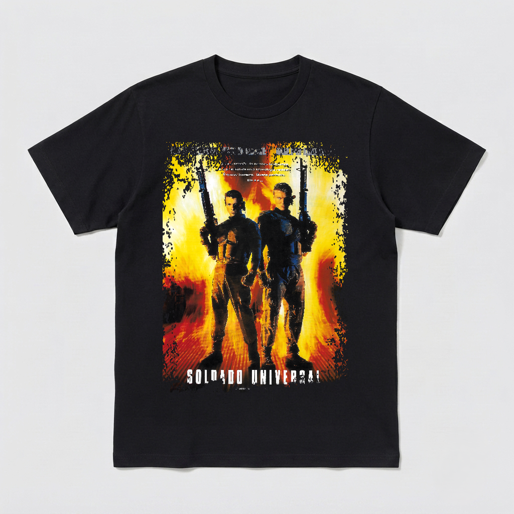 Universal Soldier - Movie Poster Inspired Unisex Black Shirt