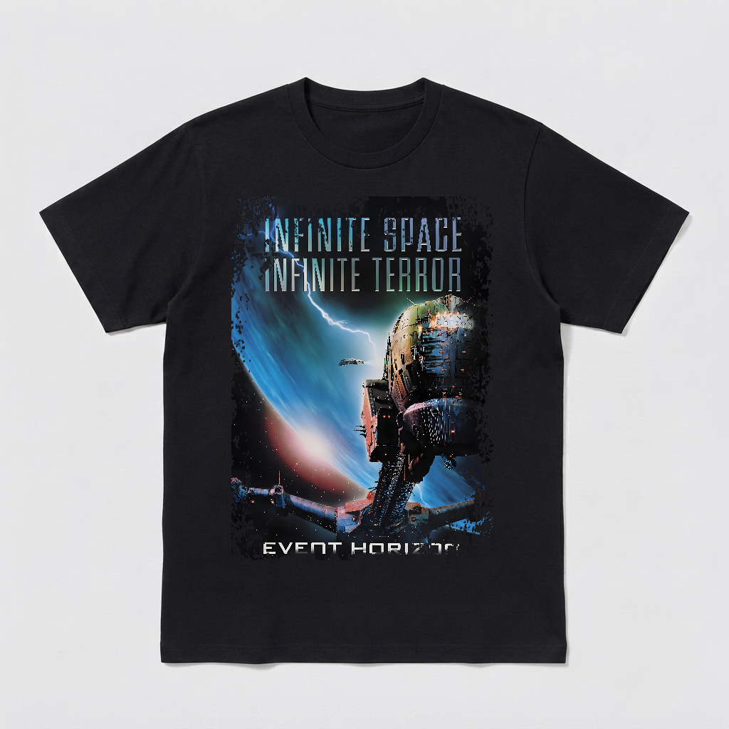 Event Horizon - Movie Poster inspired Unisex Black T-Shirt - HQ
