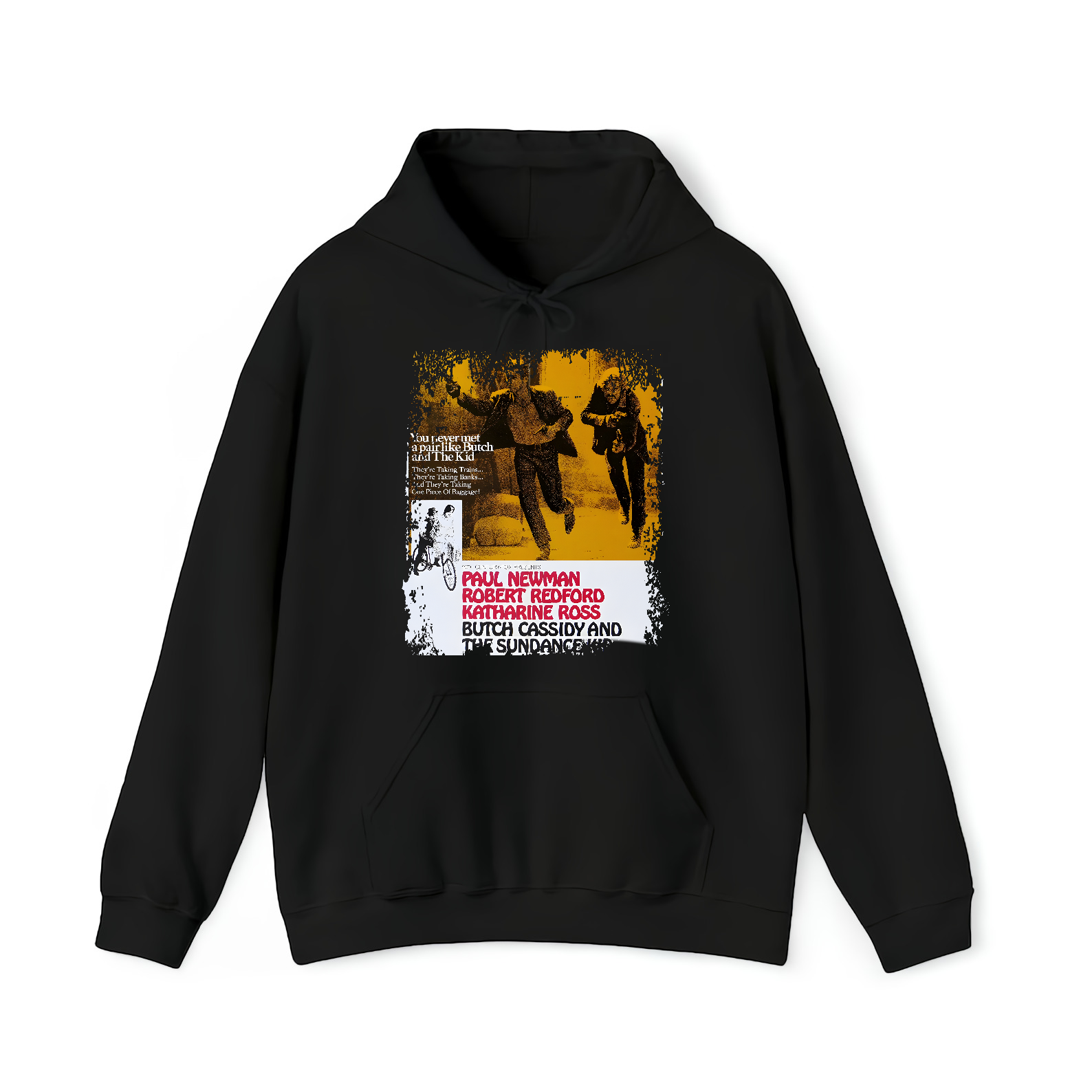 Butch Cassidy & The Sundance Kid - Western Movie Poster Unisex Black Shirt