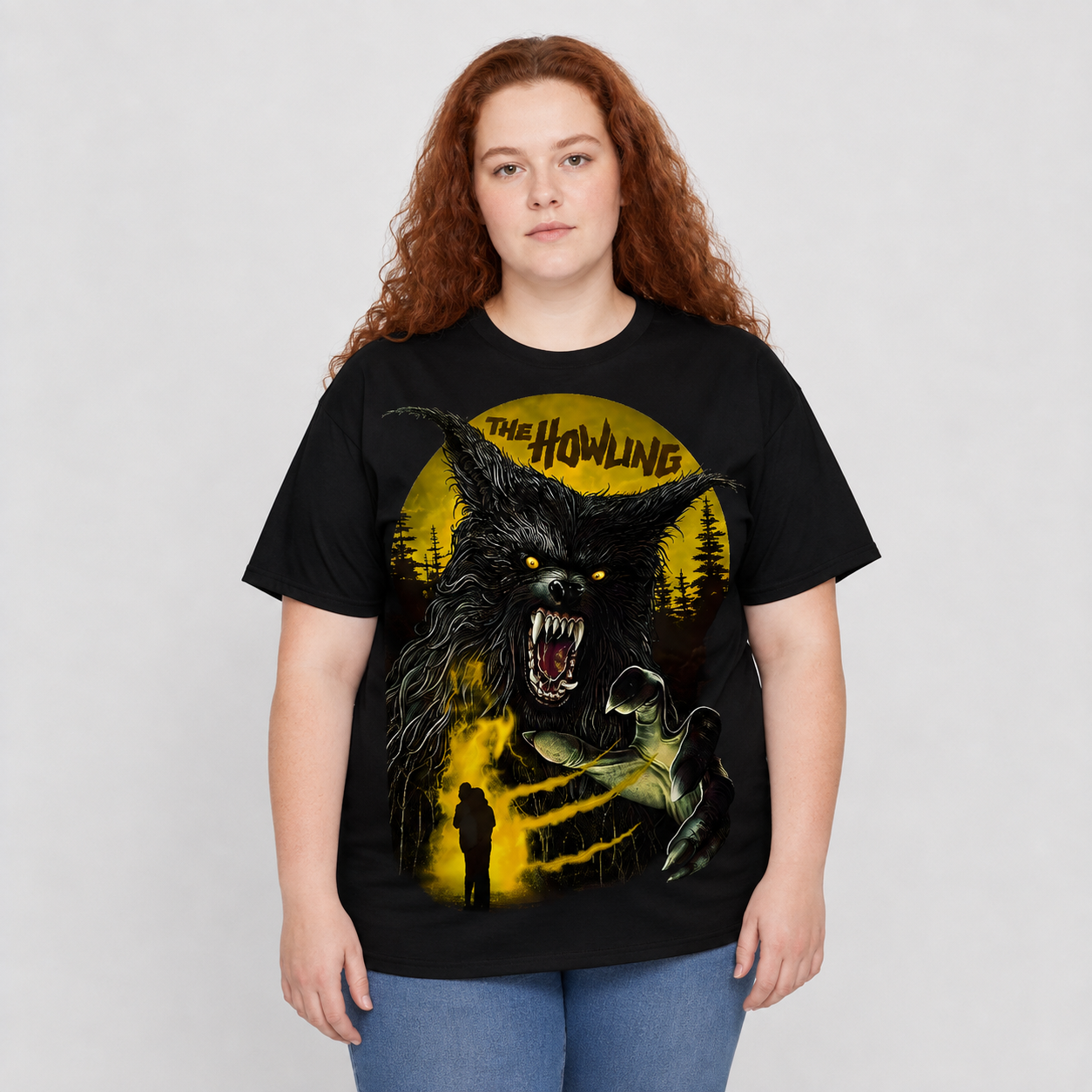 The Howling Tee, Werewolf T-Shirt, Horror Movie Shirt, Halloween Apparel-TH82025