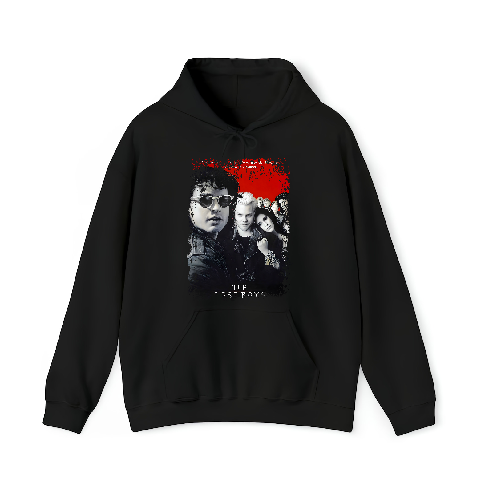 The Lost Boys - Movie Poster Inspired Unisex Black Shirt - HQ