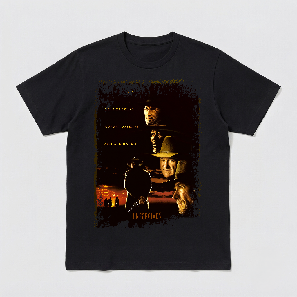 Unforgiven - Movie Poster Inspired Unisex Black Shirt
