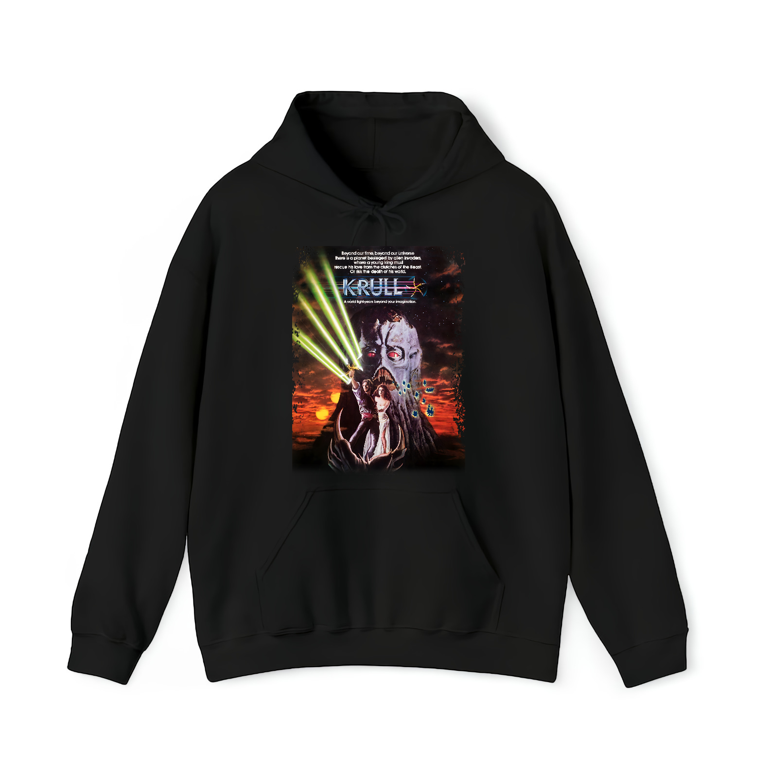 Krull - Movie Poster inspired Unisex Black T-Shirt - HQ