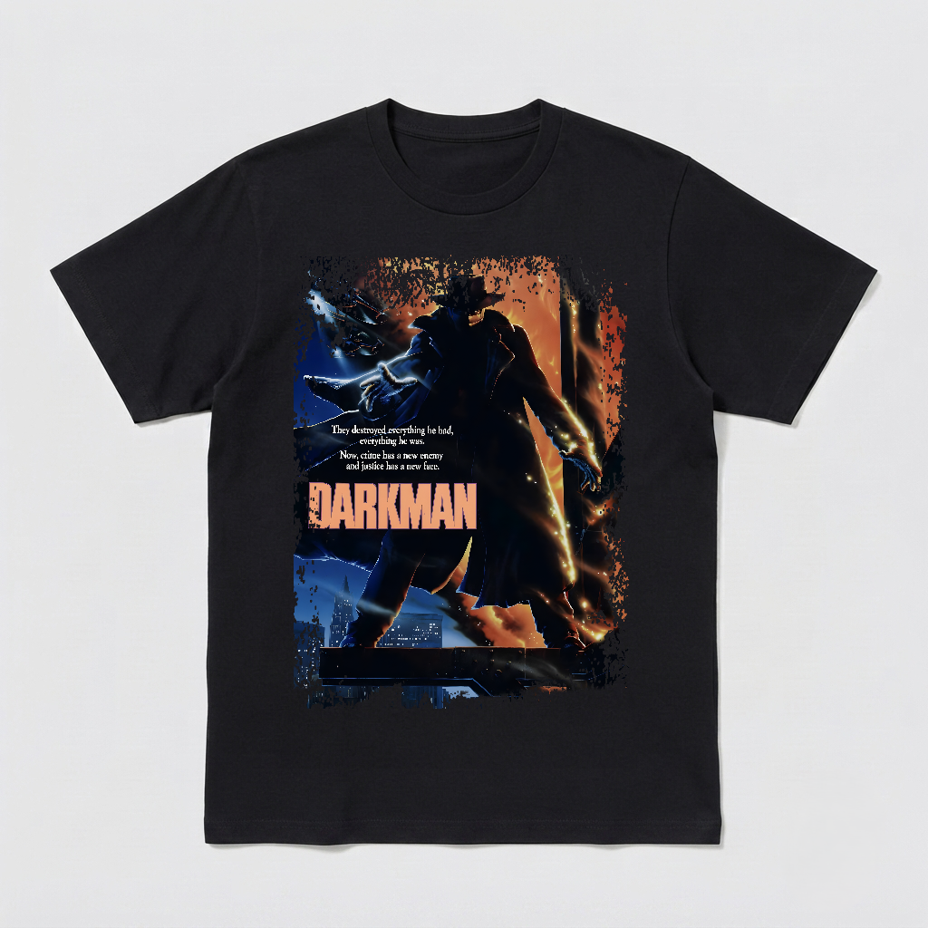 Darkman - Movie Poster Inspired Unisex Black Shirt