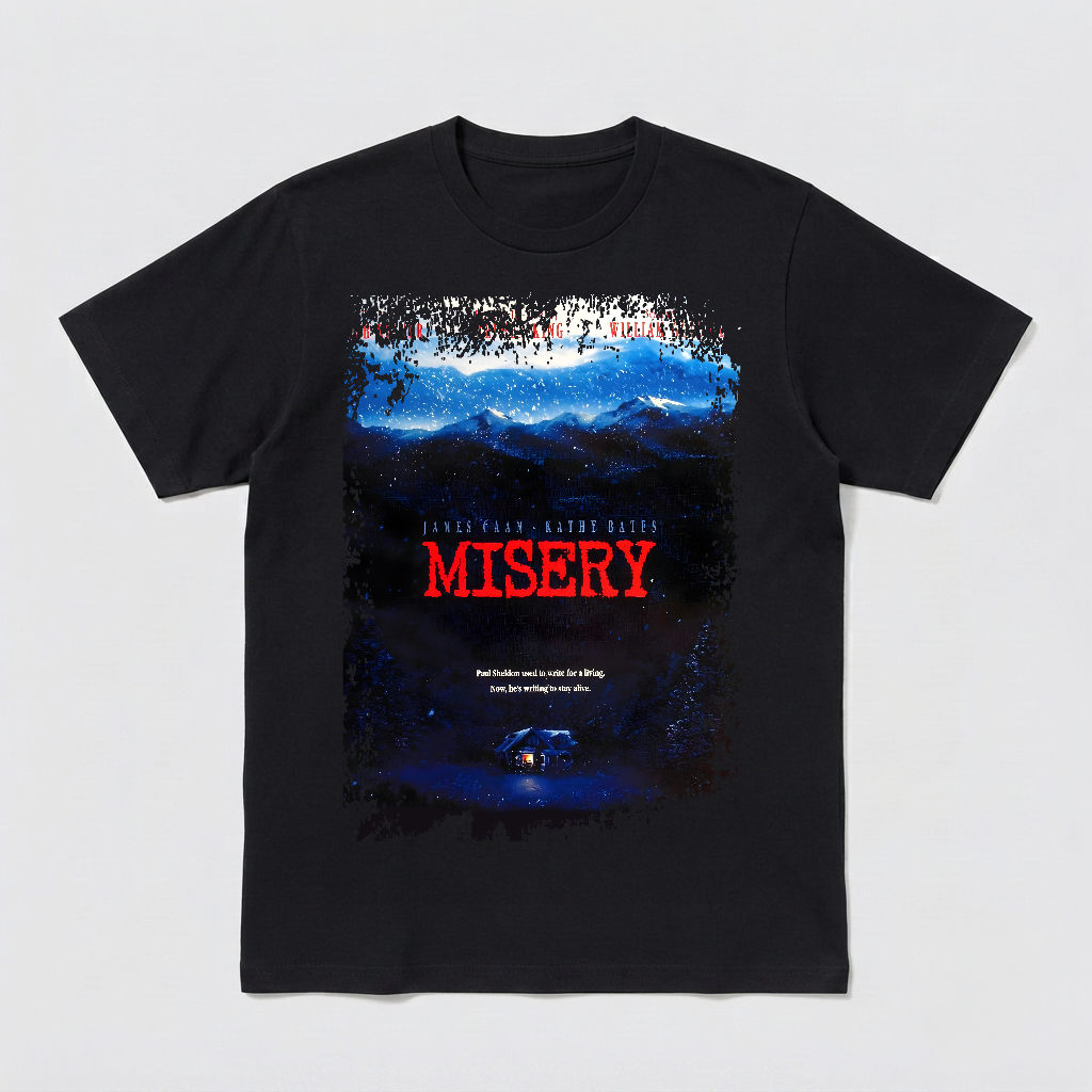 Misery - Movie Poster Inspired Unisex Black Shirt