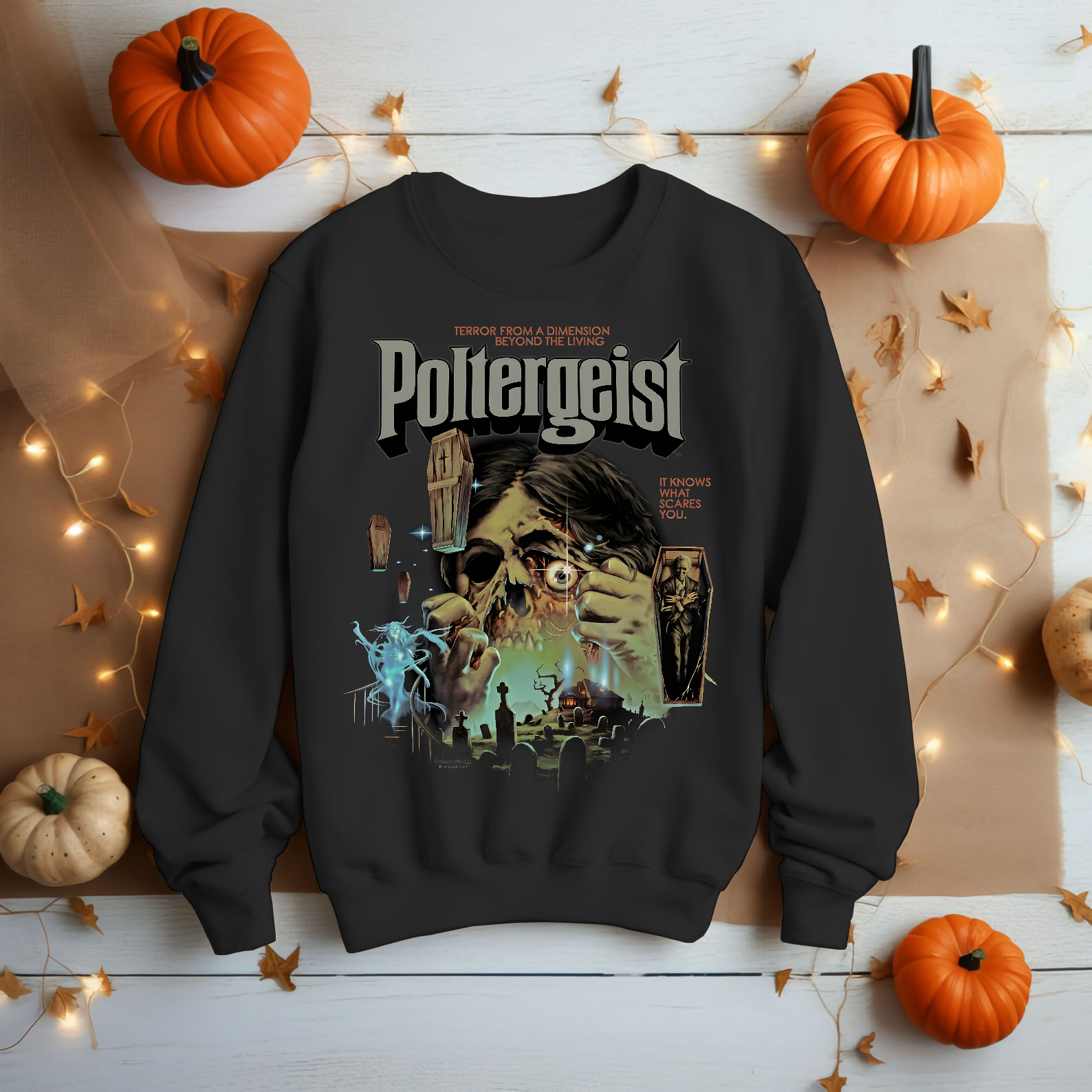 Poltergeist Shirt Classic Horror Movie Vintage Graphic Shirt - HQ