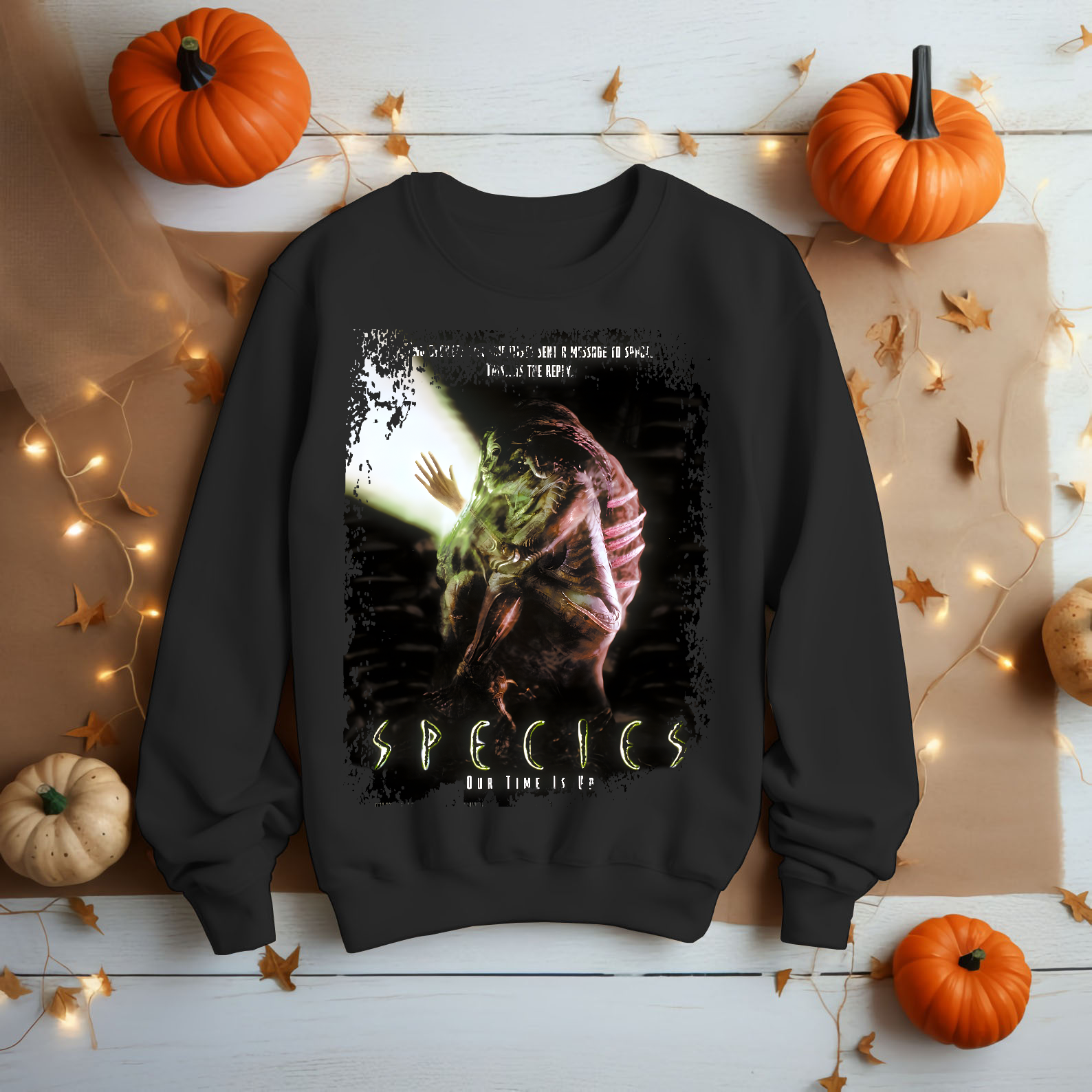 Species - Movie Poster inspired Unisex Black Shirt