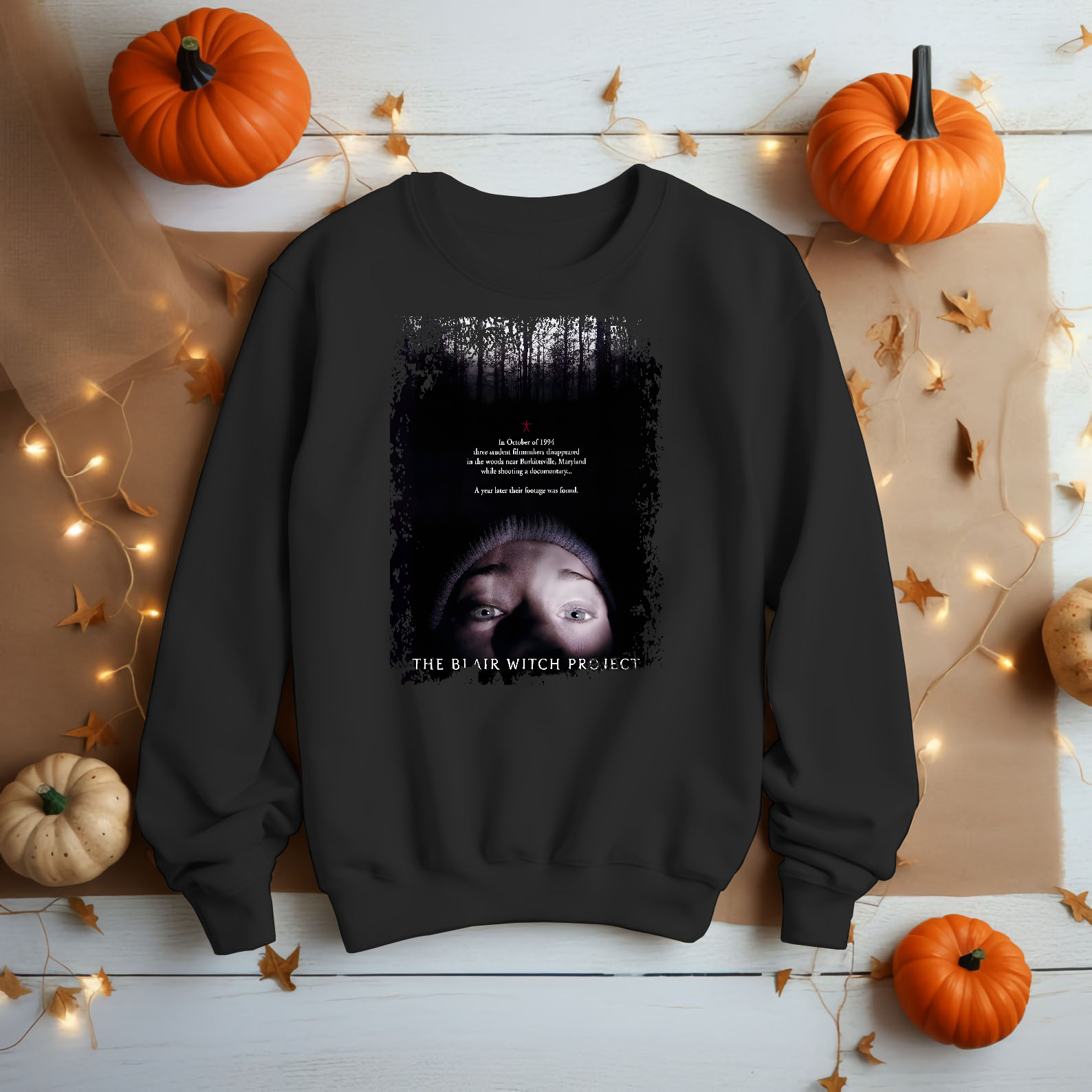 The Blair Witch Project - Movie Poster Inspired Unisex Black Shirt