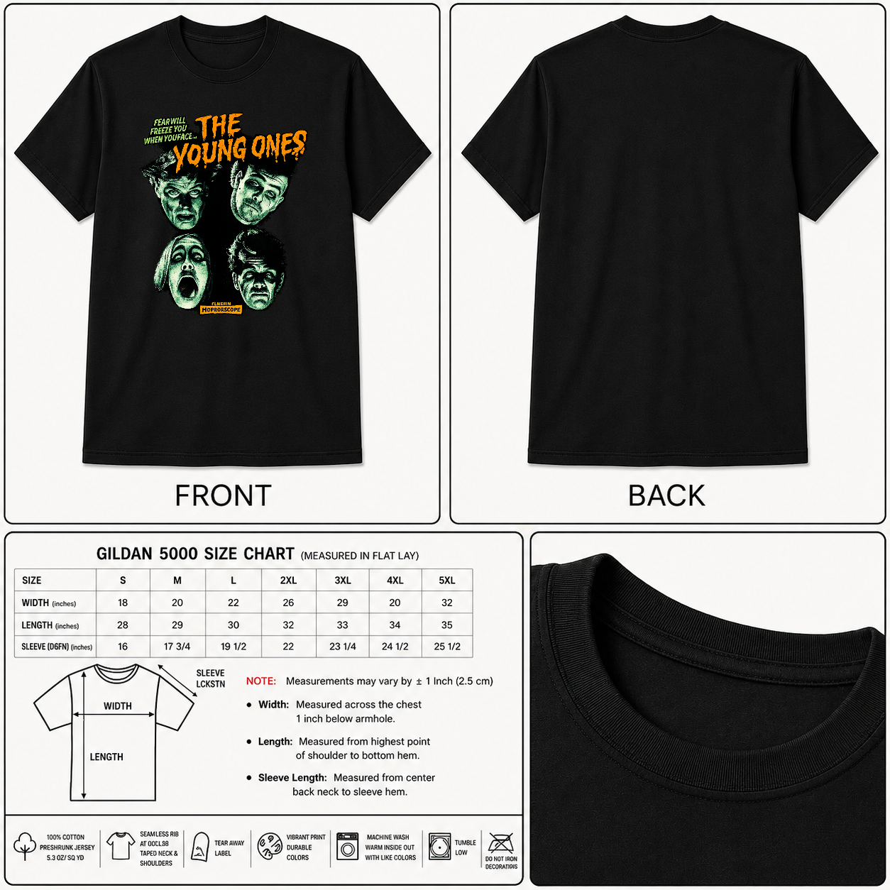 The Young Ones Shirt Horror Nasty Unisex Rik Mayall Ade Edmondson Comedy Funny - HQ