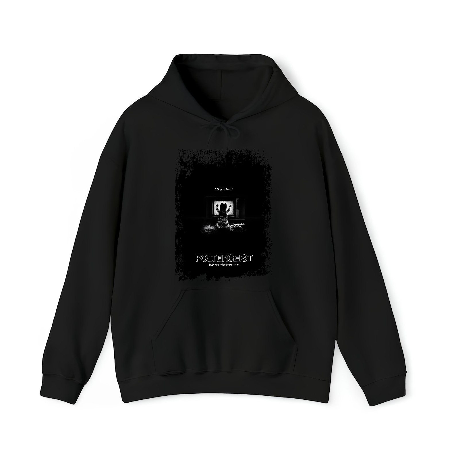 Poltergeist - Movie Poster Inspired Unisex Black Shirt