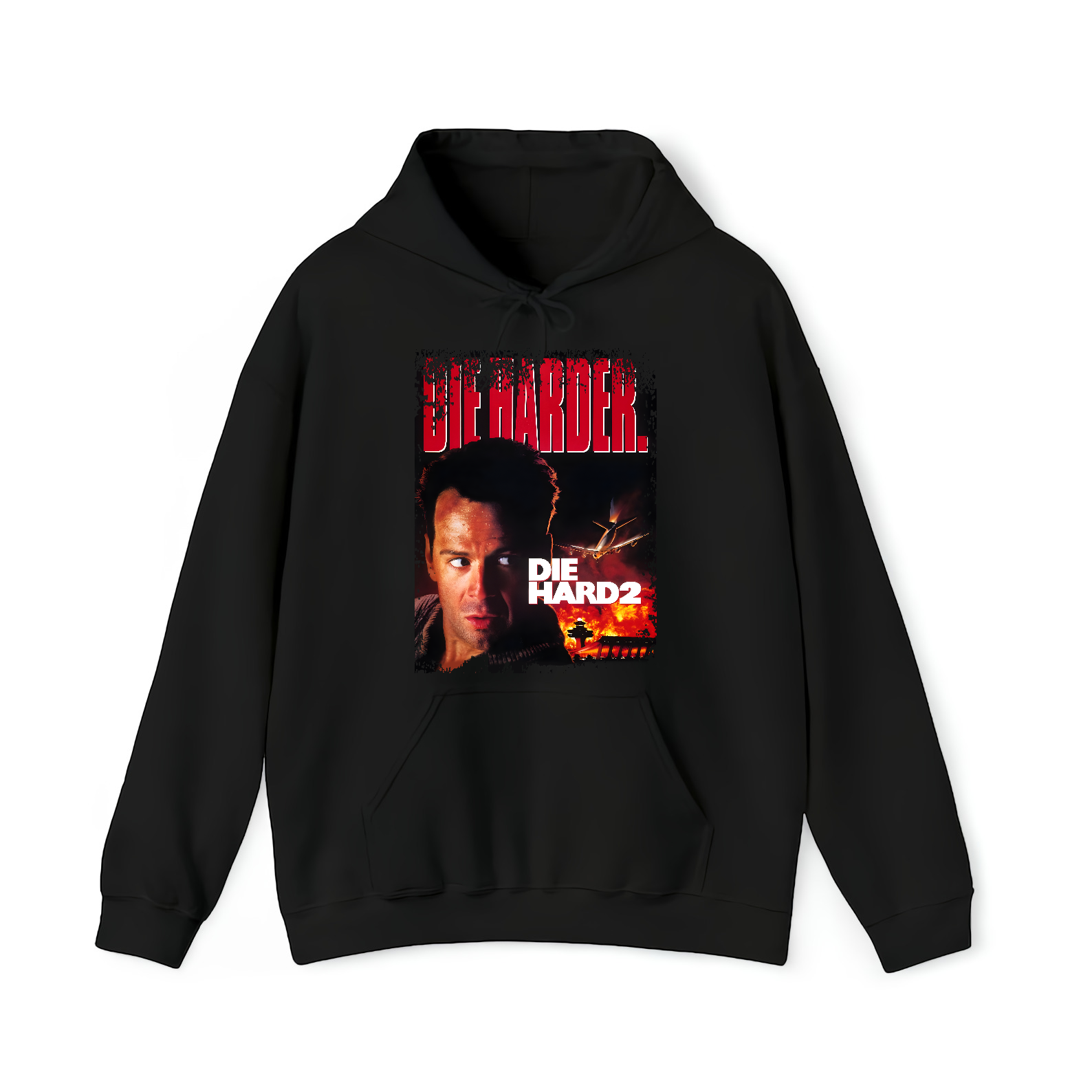 Die Hard 2 - Movie Poster inspired Unisex Black Shirt