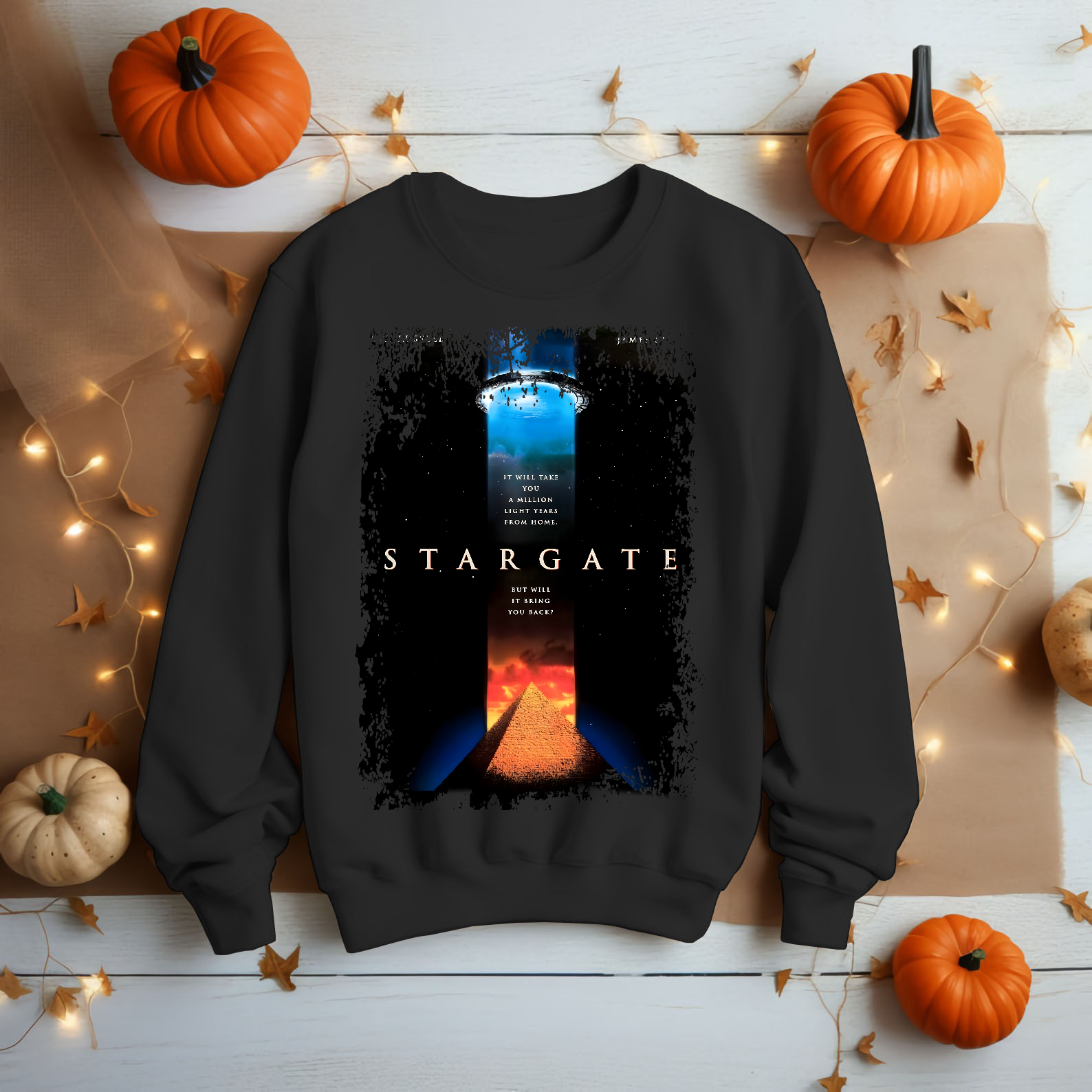 Stargate - Movie Poster inspired Unisex Black Shirt - HQ
