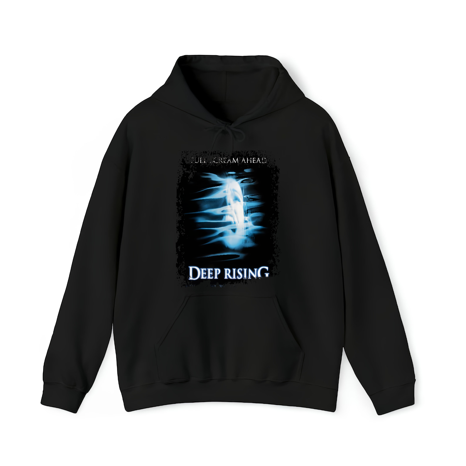 Deep Rising - Movie Poster inspired Unisex Black Shirt