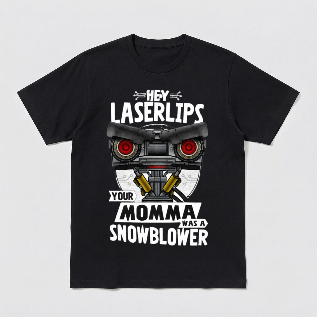 Short Circuit Shirt Hey Laser Lips Unisex & Kids - Johnny 5 Robot Funny 80's