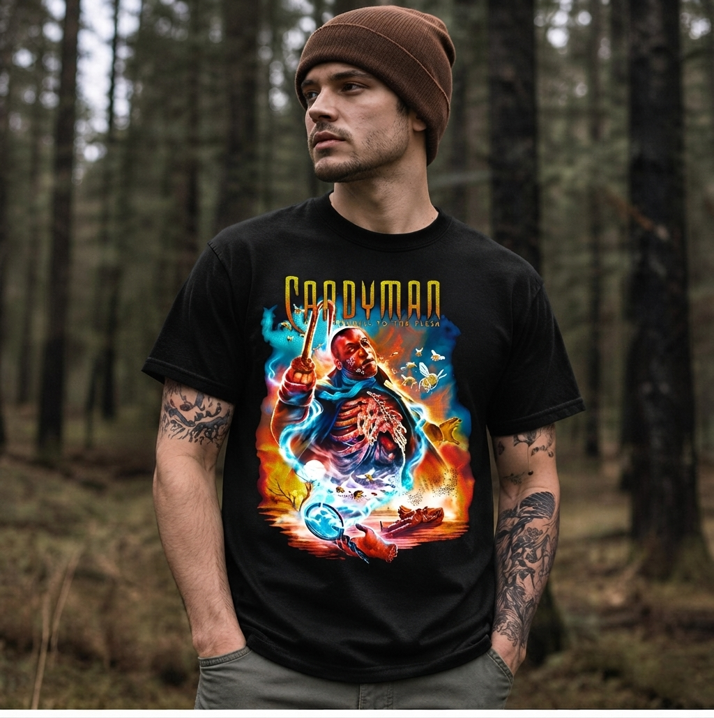 Candyman Movie Horror T-Shirt Black S-3XL-TH82002