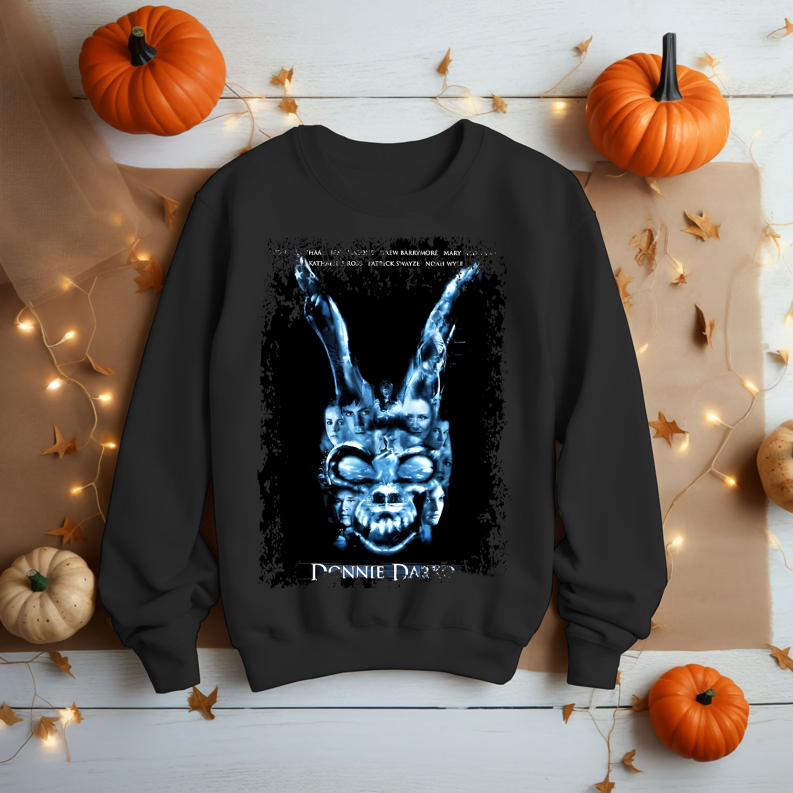 Donnie Darko - Movie Poster Inspired Unisex Black T-Shirt - HQ