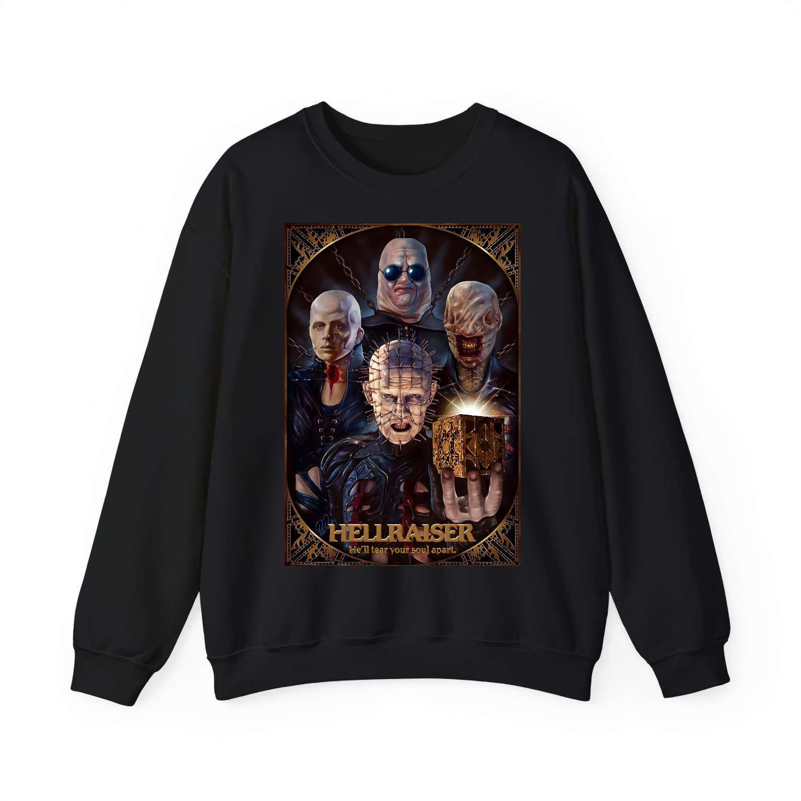 Hellraiser and the Cenobites T-Shirt, Horror Movie Graphic Tee, Halloween Shirt-TH82026