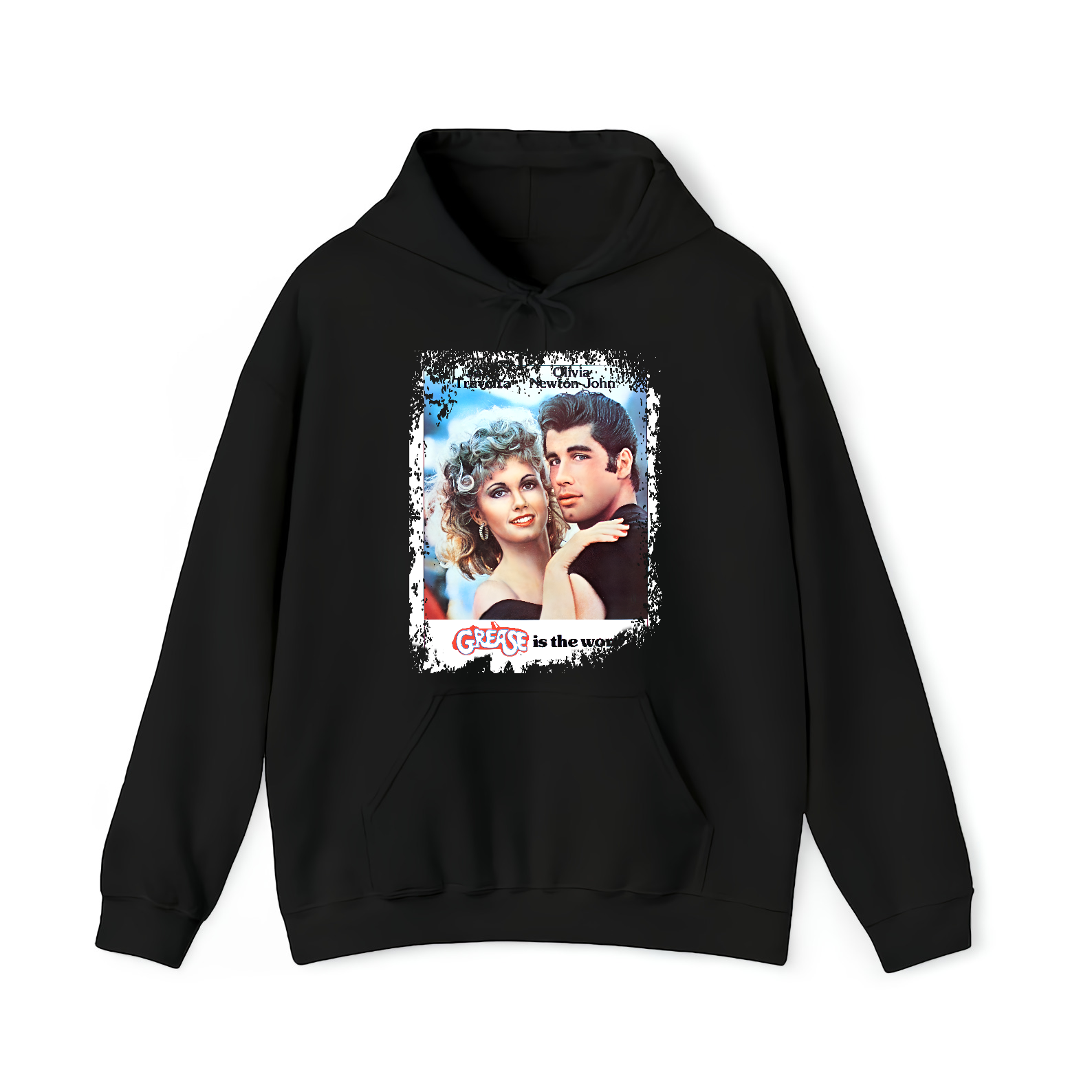 Grease - Movie Poster Inspired Unisex Black Shirt