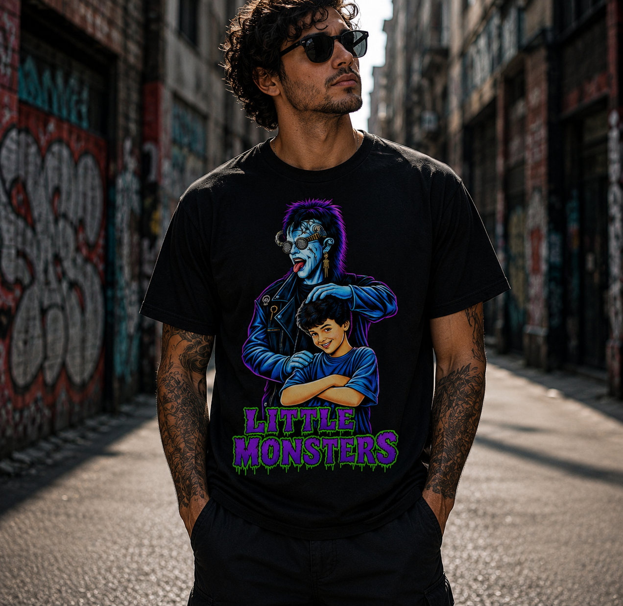 Little Monsters Shirt – Retro 80s Movie Tee Featuring Maurice