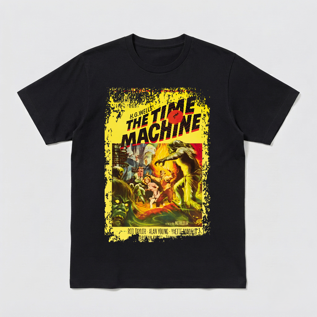 The Time Machine (1960) - Movie Poster inspired Unisex Black Shirt