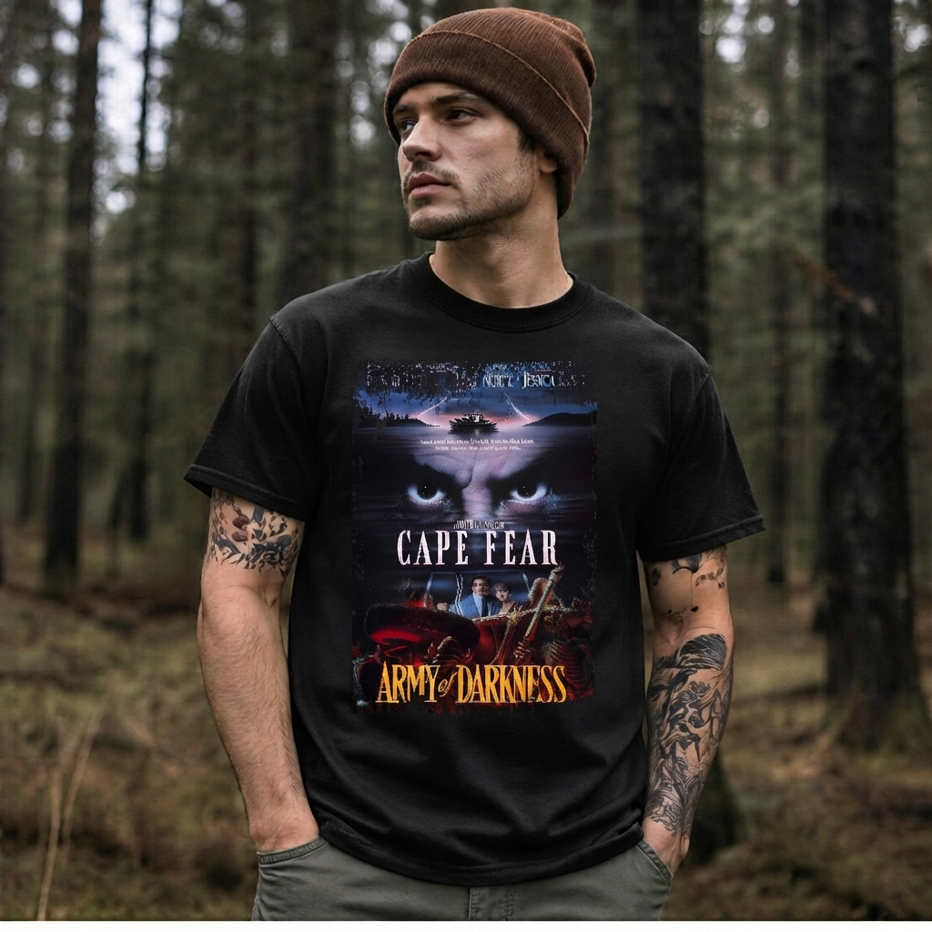 Cape Fear - Movie Poster Inspired Unisex Black Shirt
