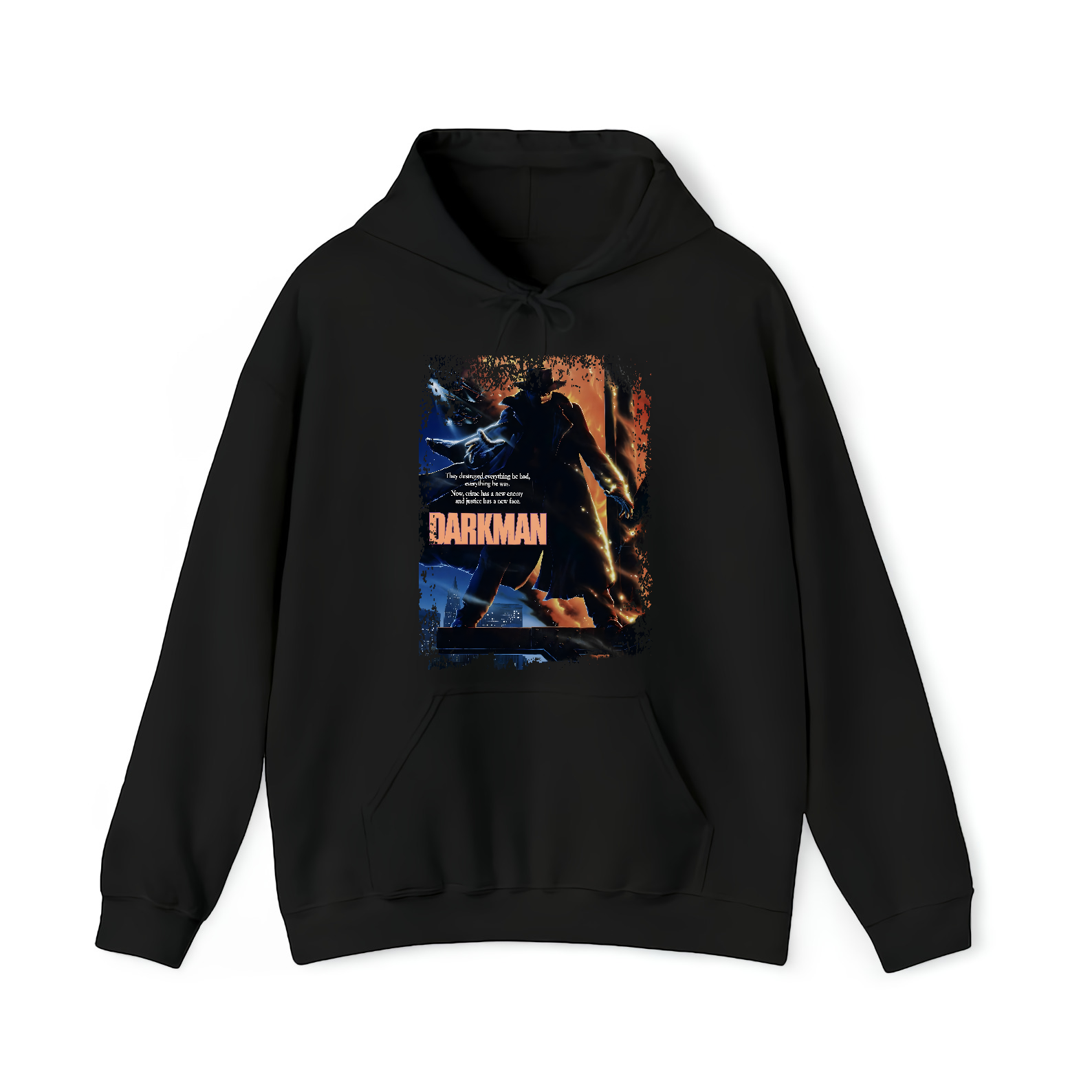 Darkman - Movie Poster Inspired Unisex Black Shirt