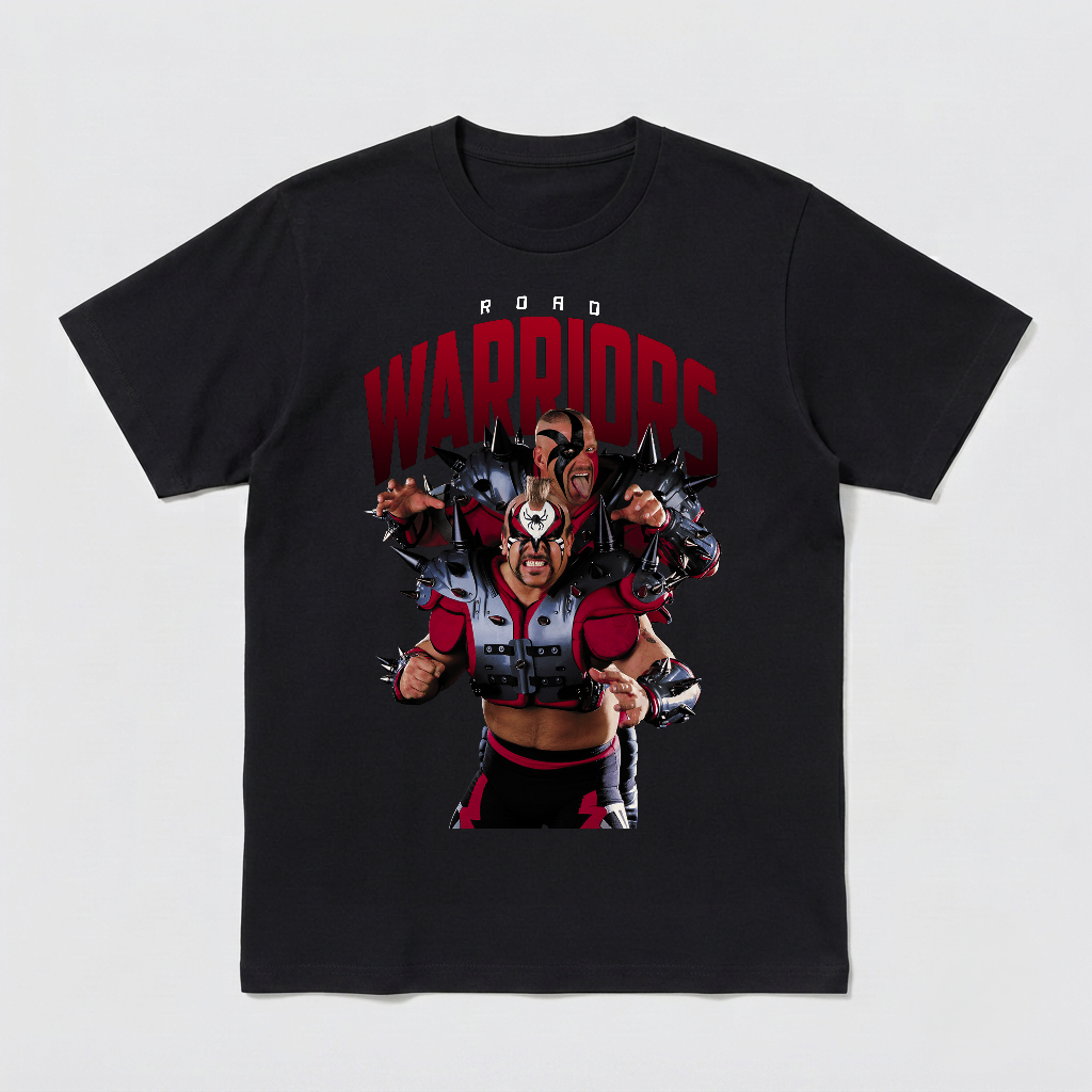 Road Warriors Wrestling T-Shirt Black S-3XL-TH82019
